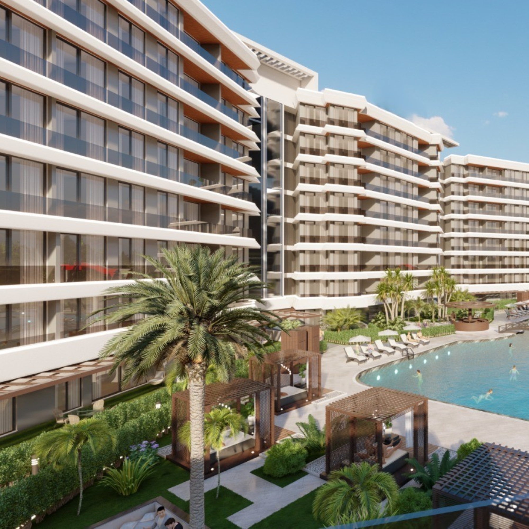 Luksuriøs Bjergudsigt 1+1 Lejlighed i Antalya