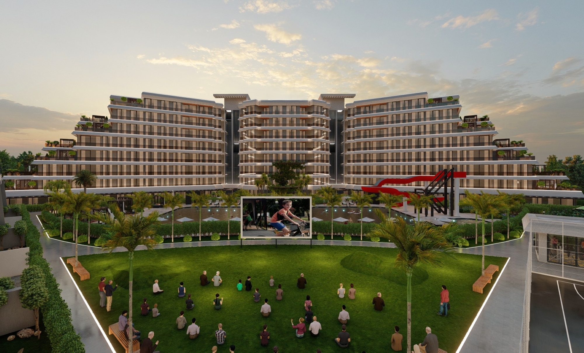 Luxuriöses Bergblick 3+1 Duplex in Antalya - ALTINTAŞ