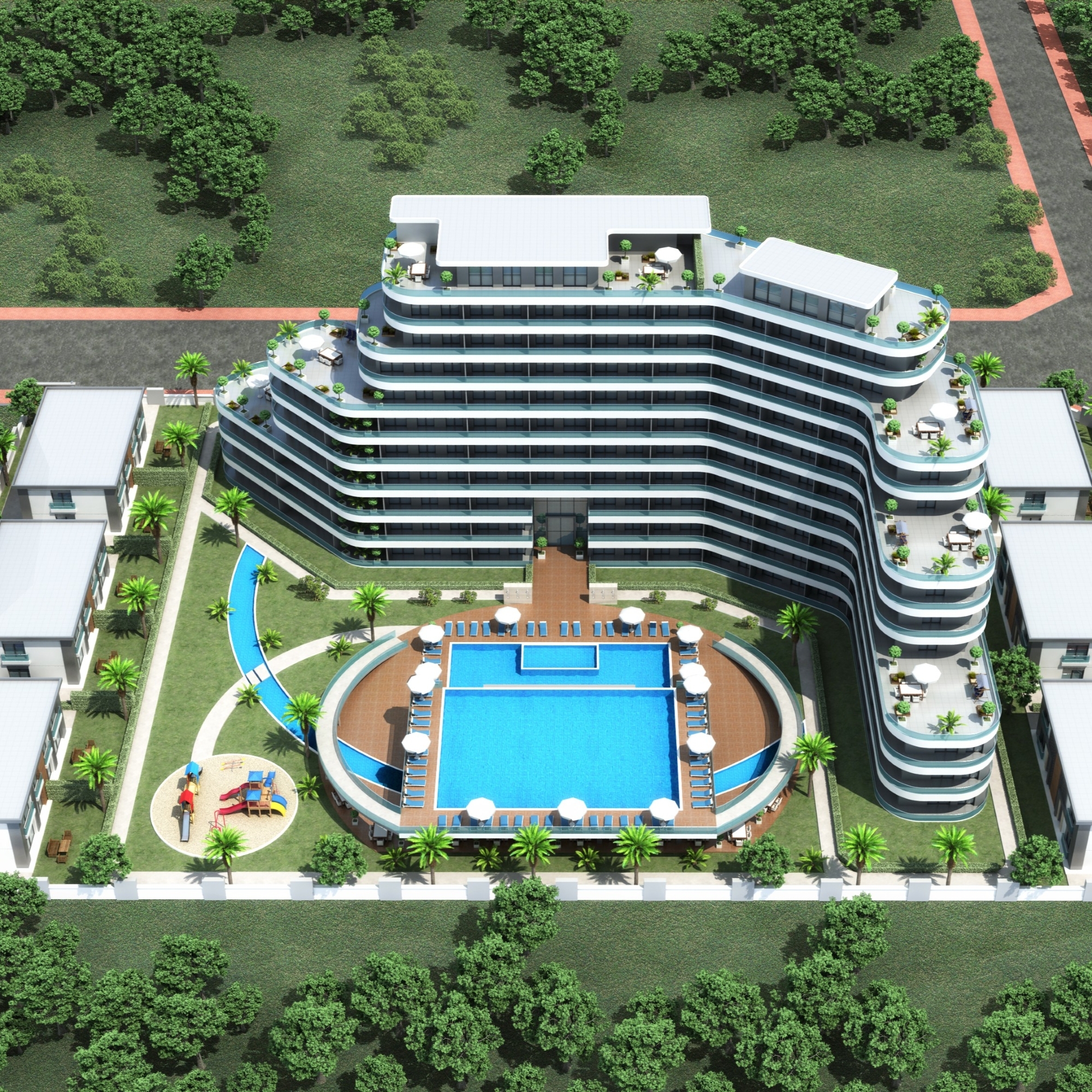 Luxury 1+1 Apartment with Mountain View, Antalya-ALTINTAŞ