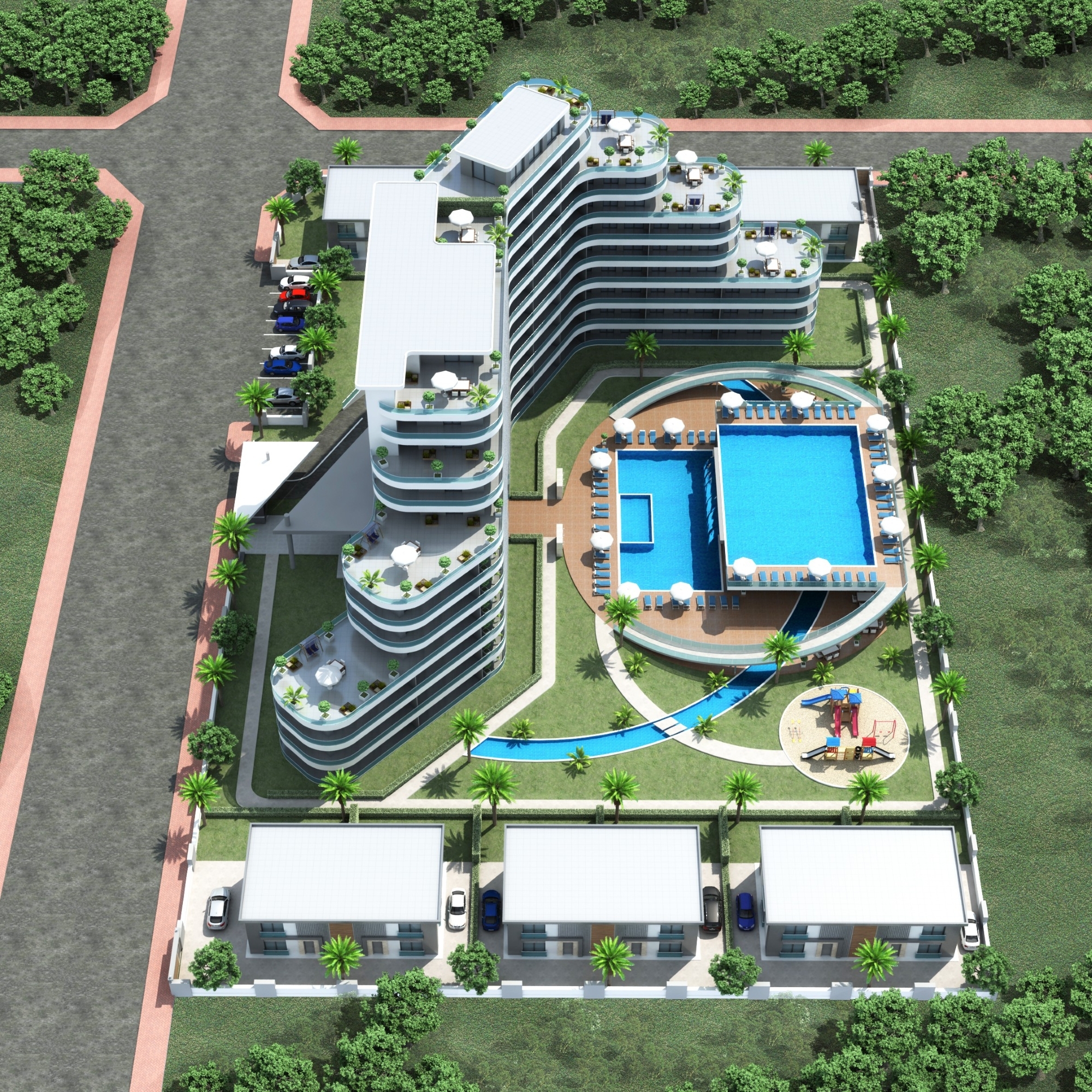 Luxury 1+1 Apartment with Mountain View, Antalya-ALTINTAŞ