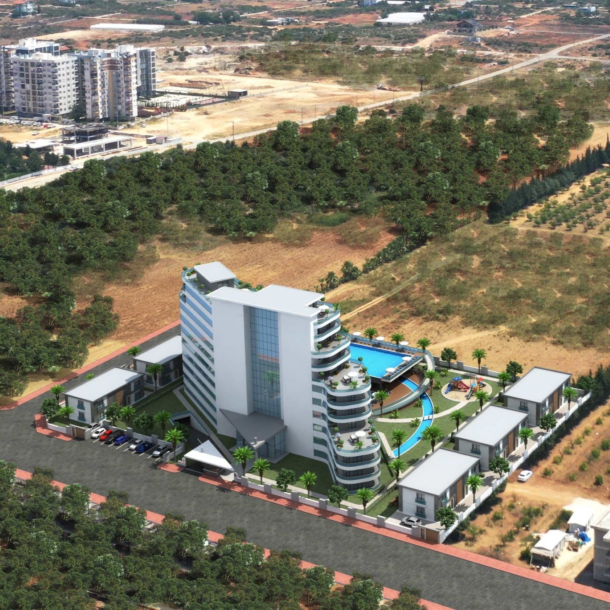 Luxury 1+1 Apartment with Mountain View, Antalya-ALTINTAŞ