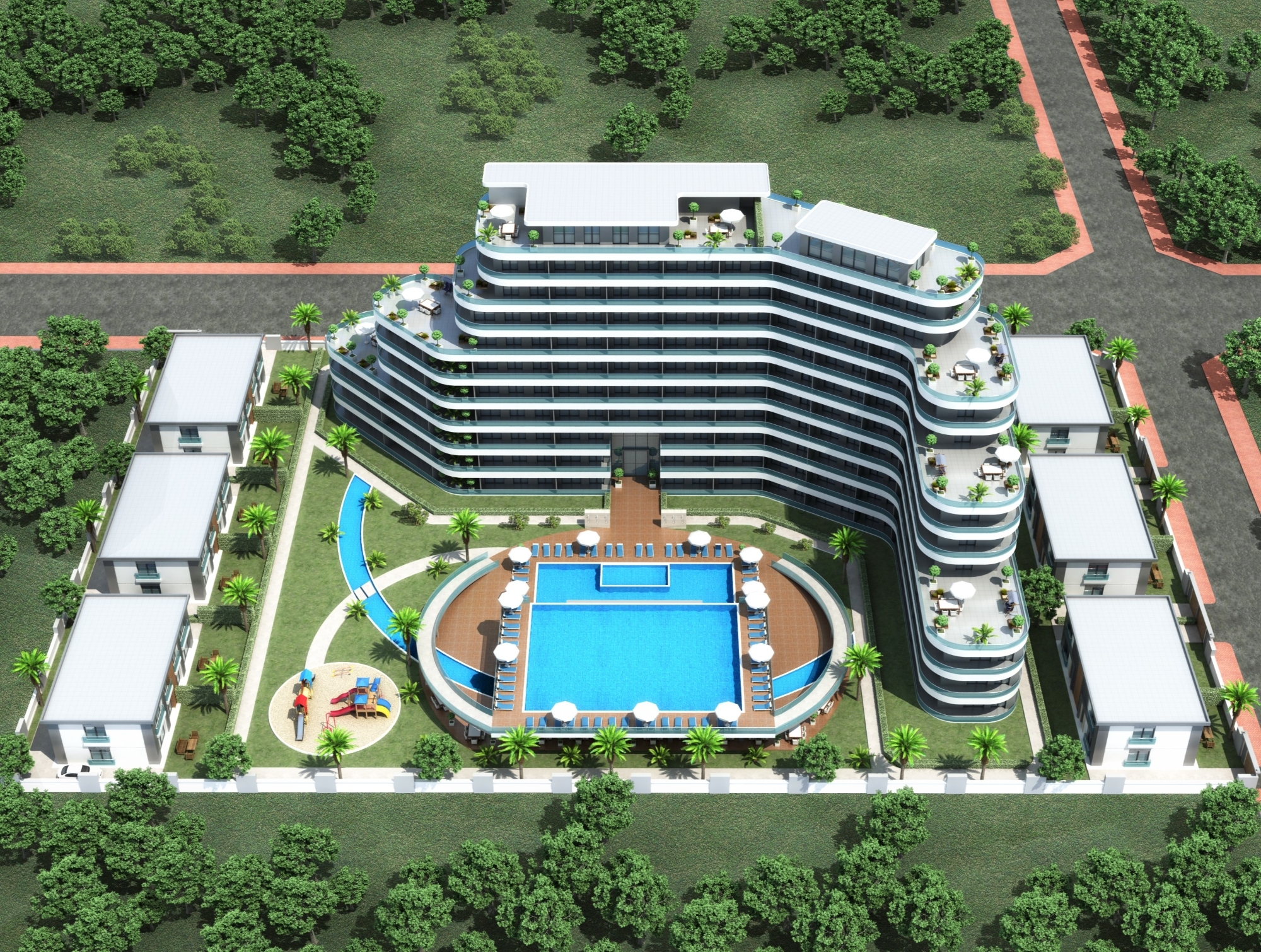 Luxury 1+1 Apartment with Mountain View, Antalya-ALTINTAŞ