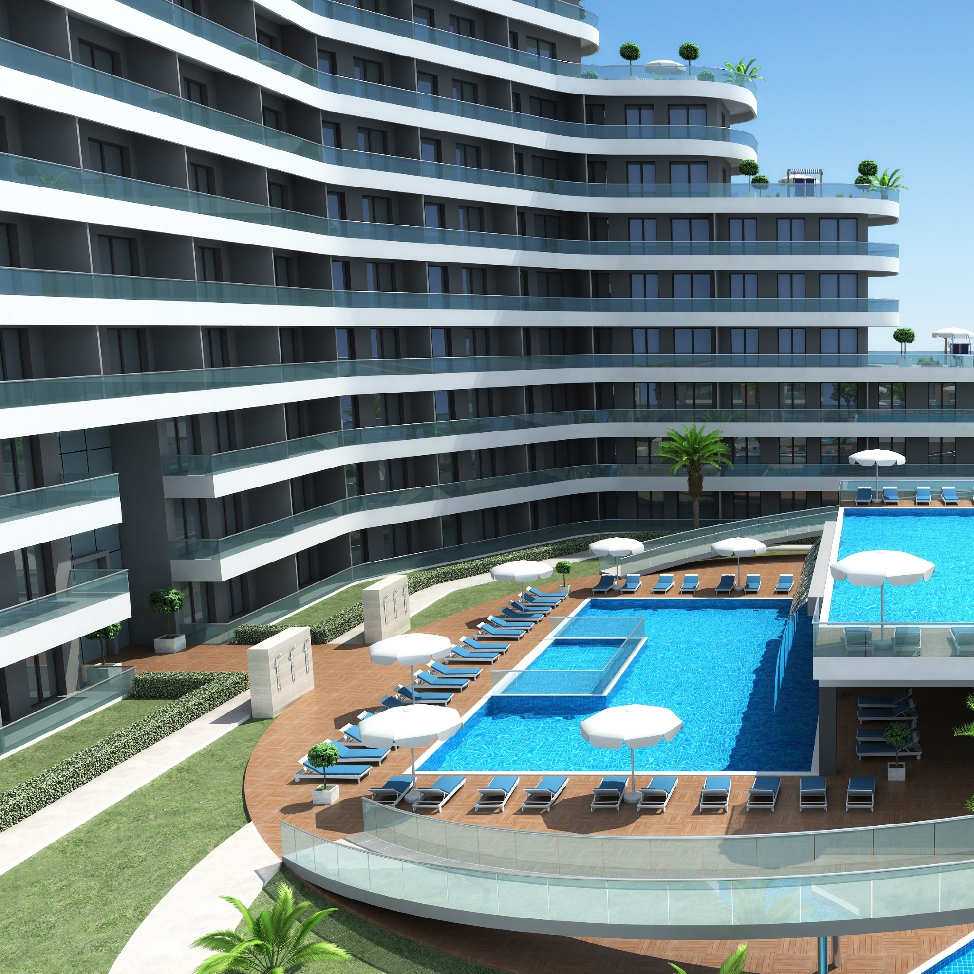 Luxury 1+1 Apartment with Mountain View, Antalya-ALTINTAŞ