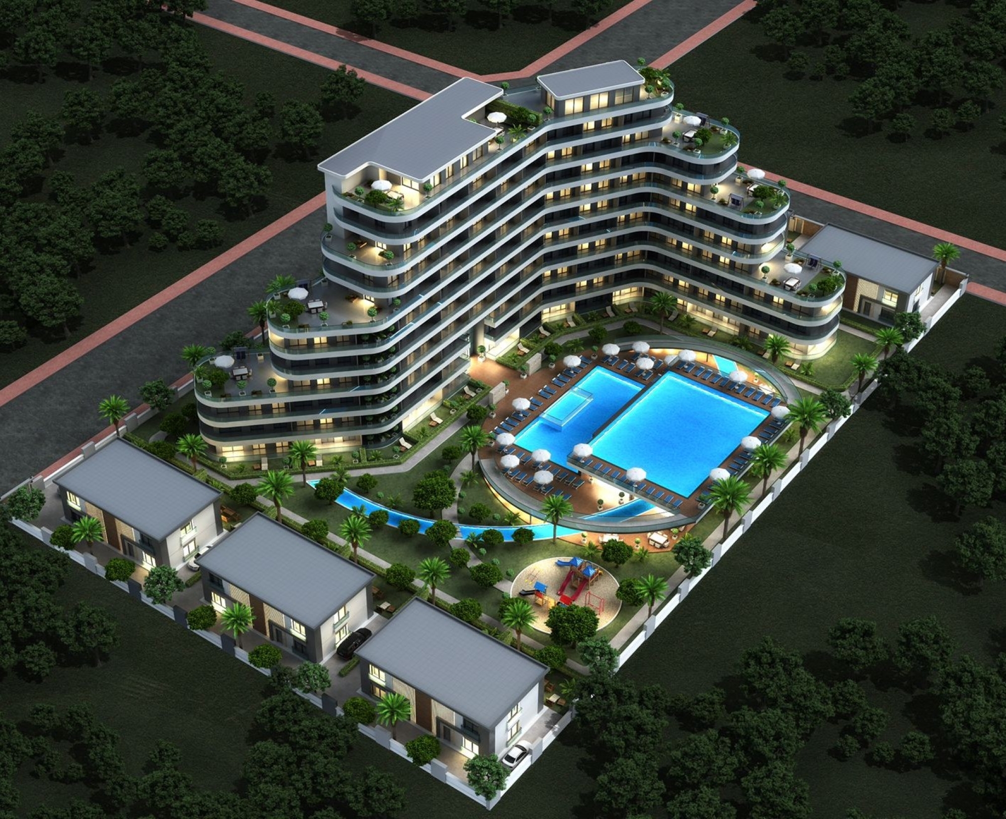 Luxury 1+1 Apartment with Mountain View, Antalya-ALTINTAŞ