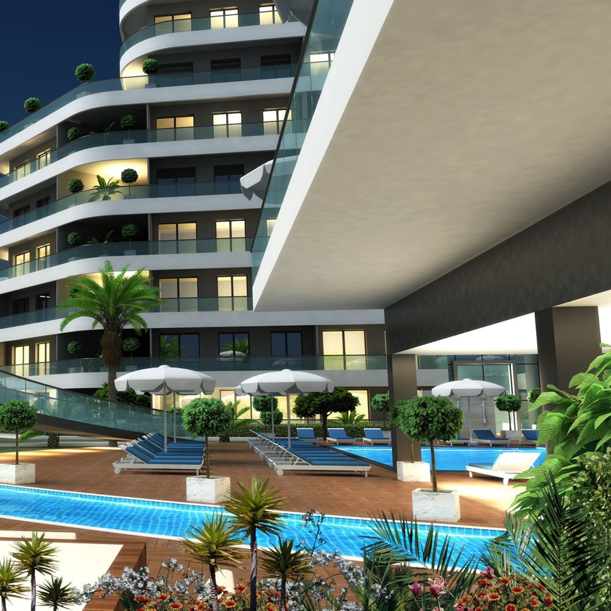 Luxury 1+1 Apartment with Mountain View, Antalya-ALTINTAŞ