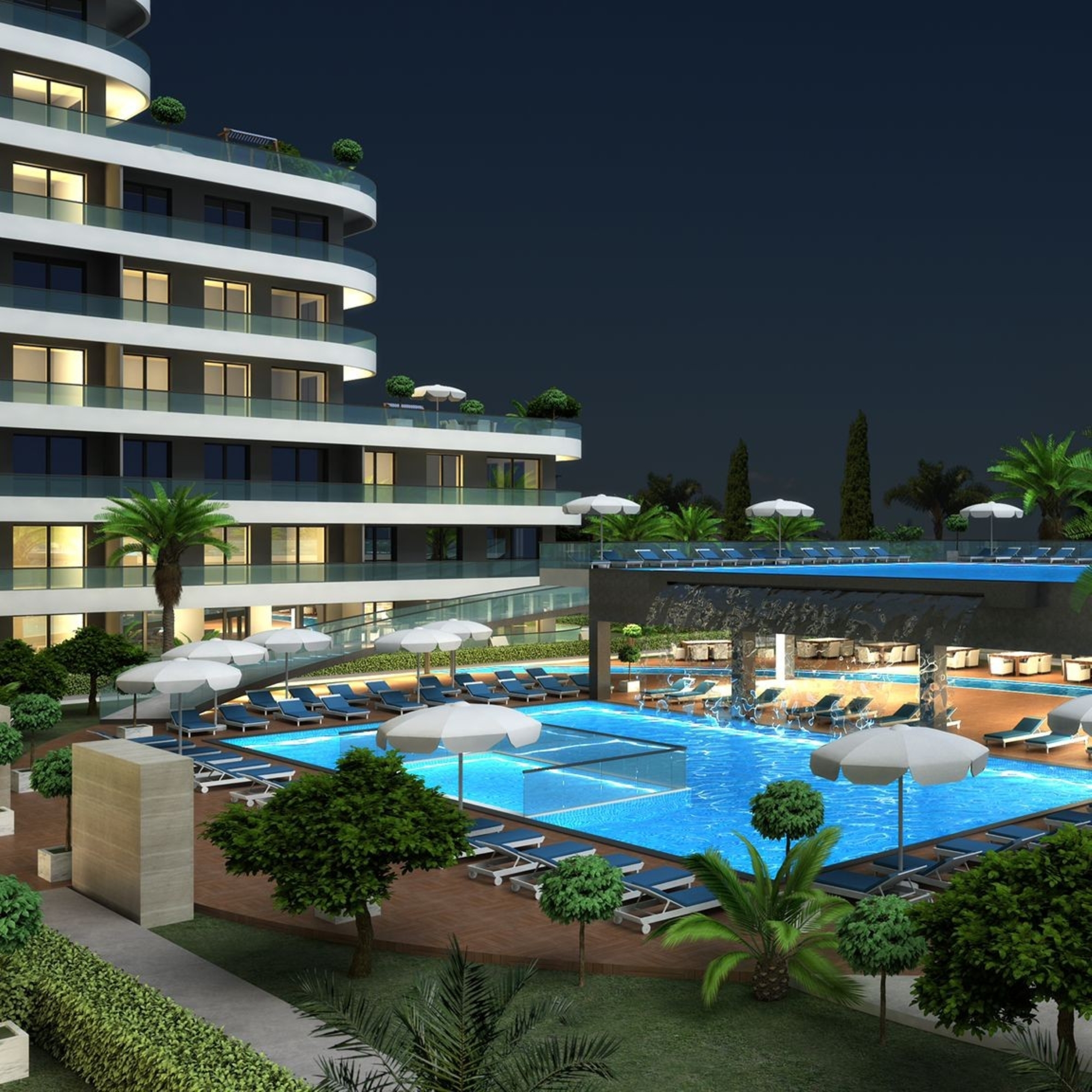 Luxury 1+1 Apartment with Mountain View, Antalya-ALTINTAŞ
