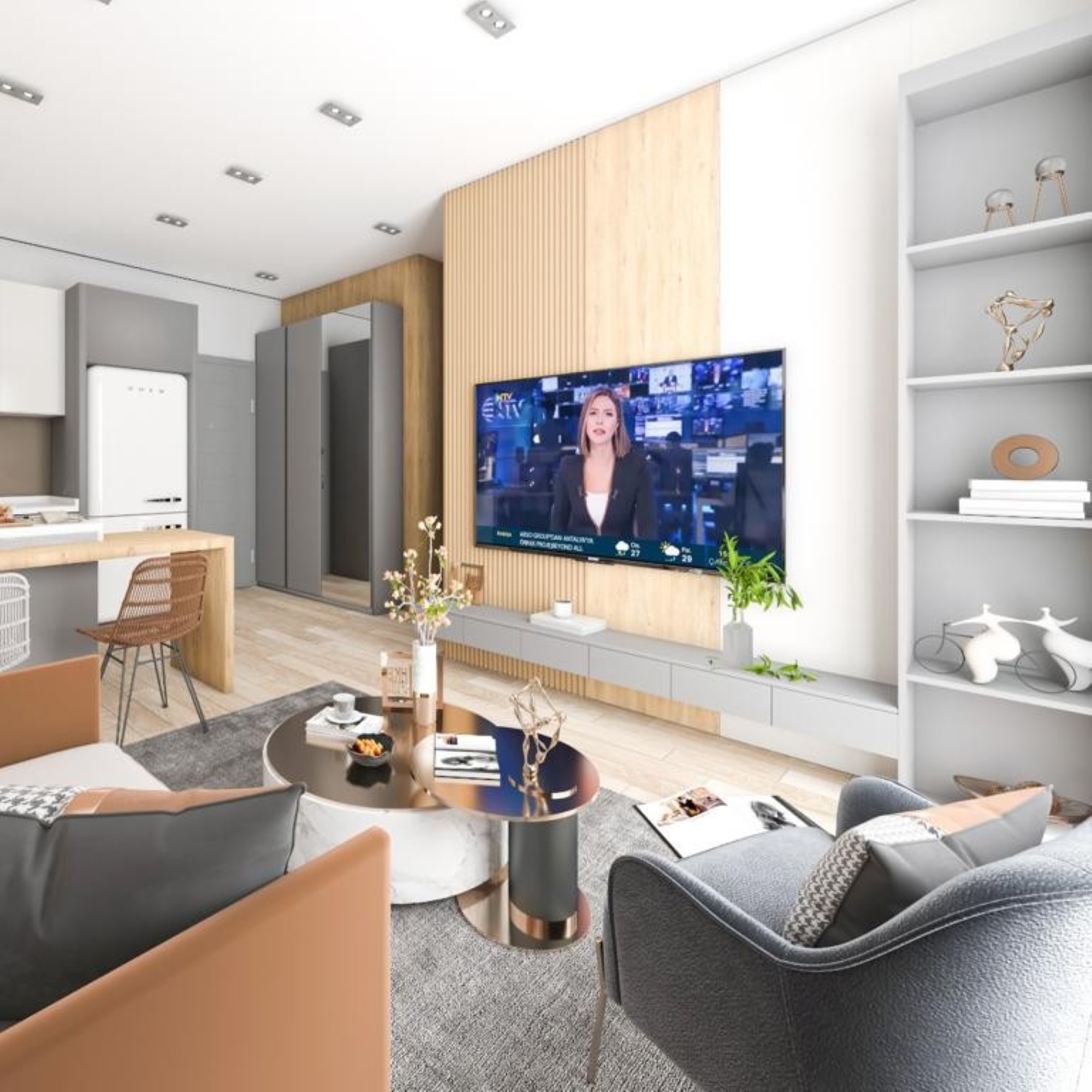 Luxury 1+1 Apartment with Mountain View, Antalya-ALTINTAŞ