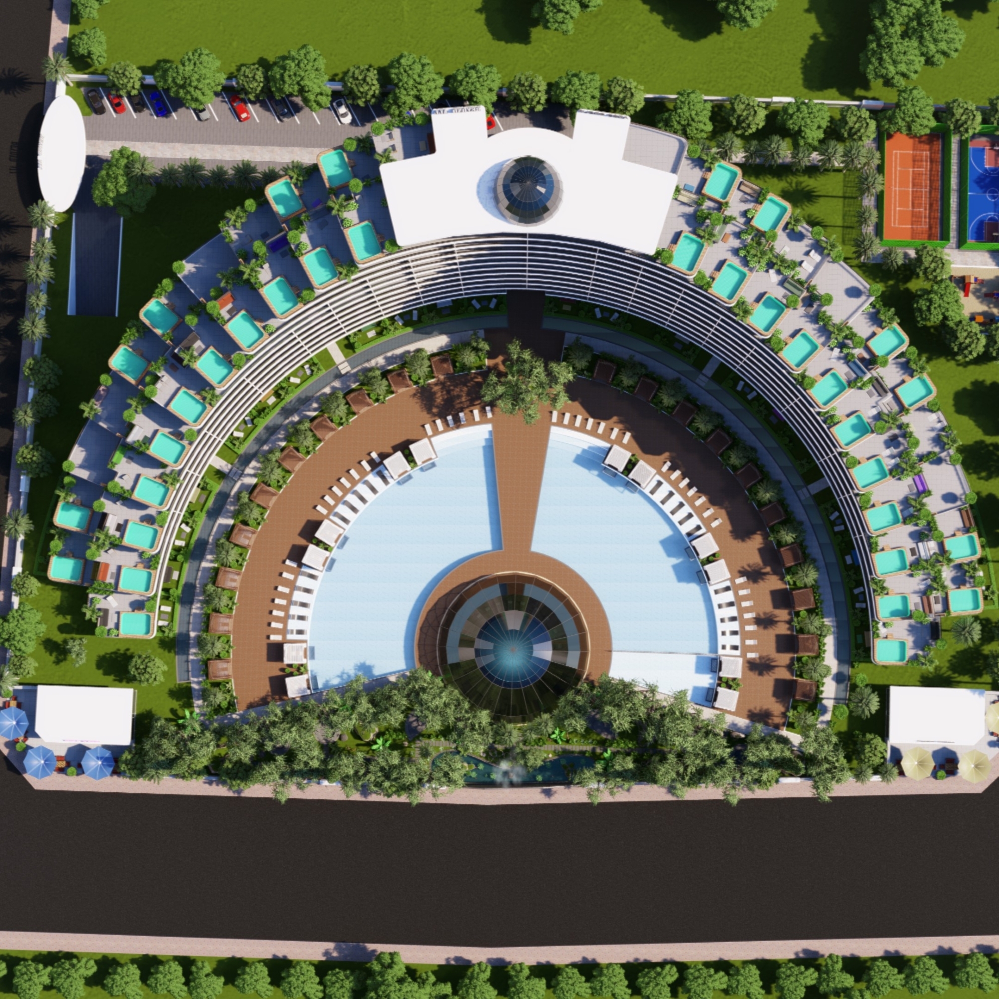 Luxuriöse 2+1 Wohnung mit Bergblick in Antalya - ALTINTAŞ