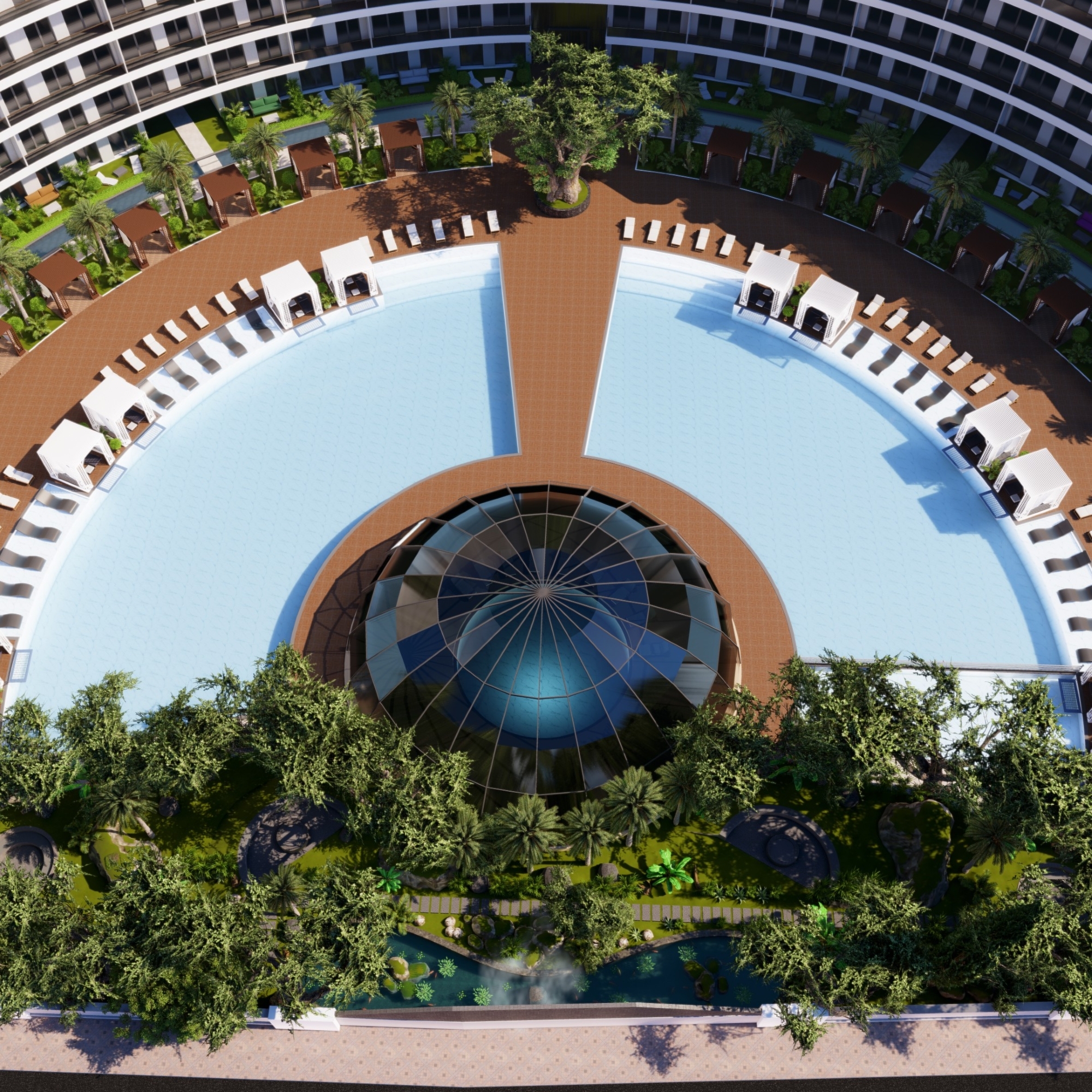 Luxuriöse 2+1 Wohnung mit Bergblick in Antalya - ALTINTAŞ