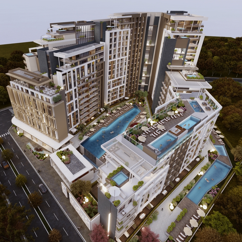 Luxuriöses 1+1 Apartment mit Bergblick, ALTINTAŞ