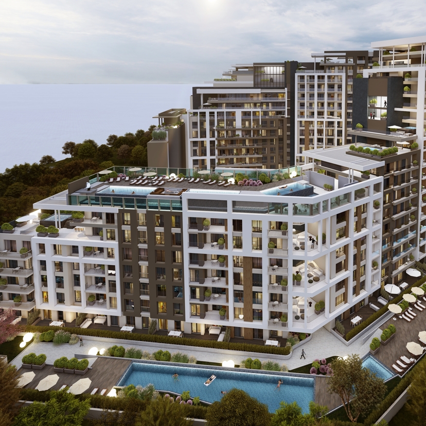 Luxuriöses 1+1 Apartment mit Bergblick, ALTINTAŞ