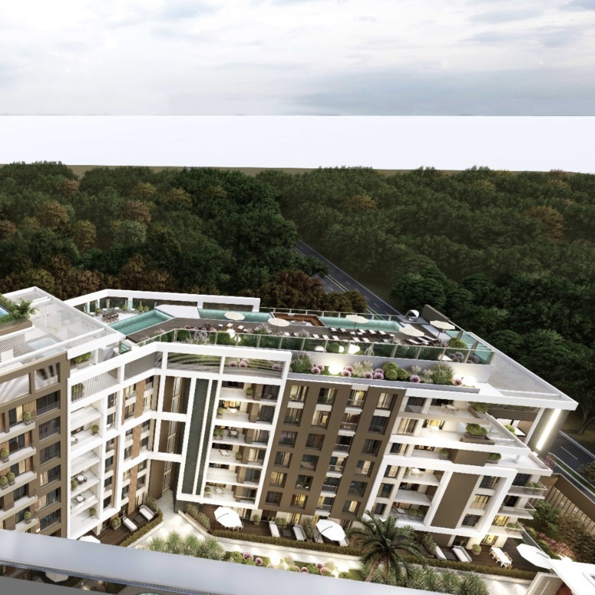Luxuriöses 1+1 Apartment mit Bergblick, ALTINTAŞ