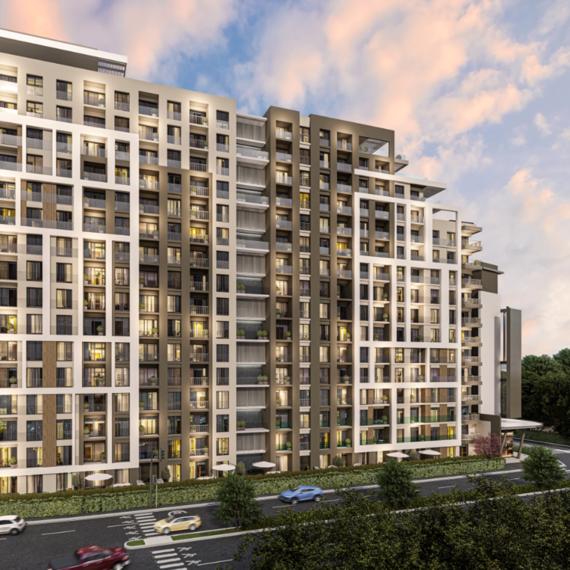 Luxuriöses 1+1 Apartment mit Bergblick, ALTINTAŞ