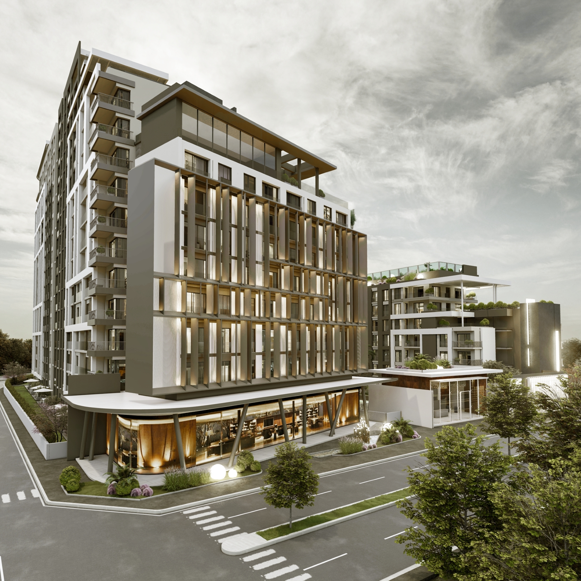 Luxuriöses 1+1 Apartment mit Bergblick, ALTINTAŞ