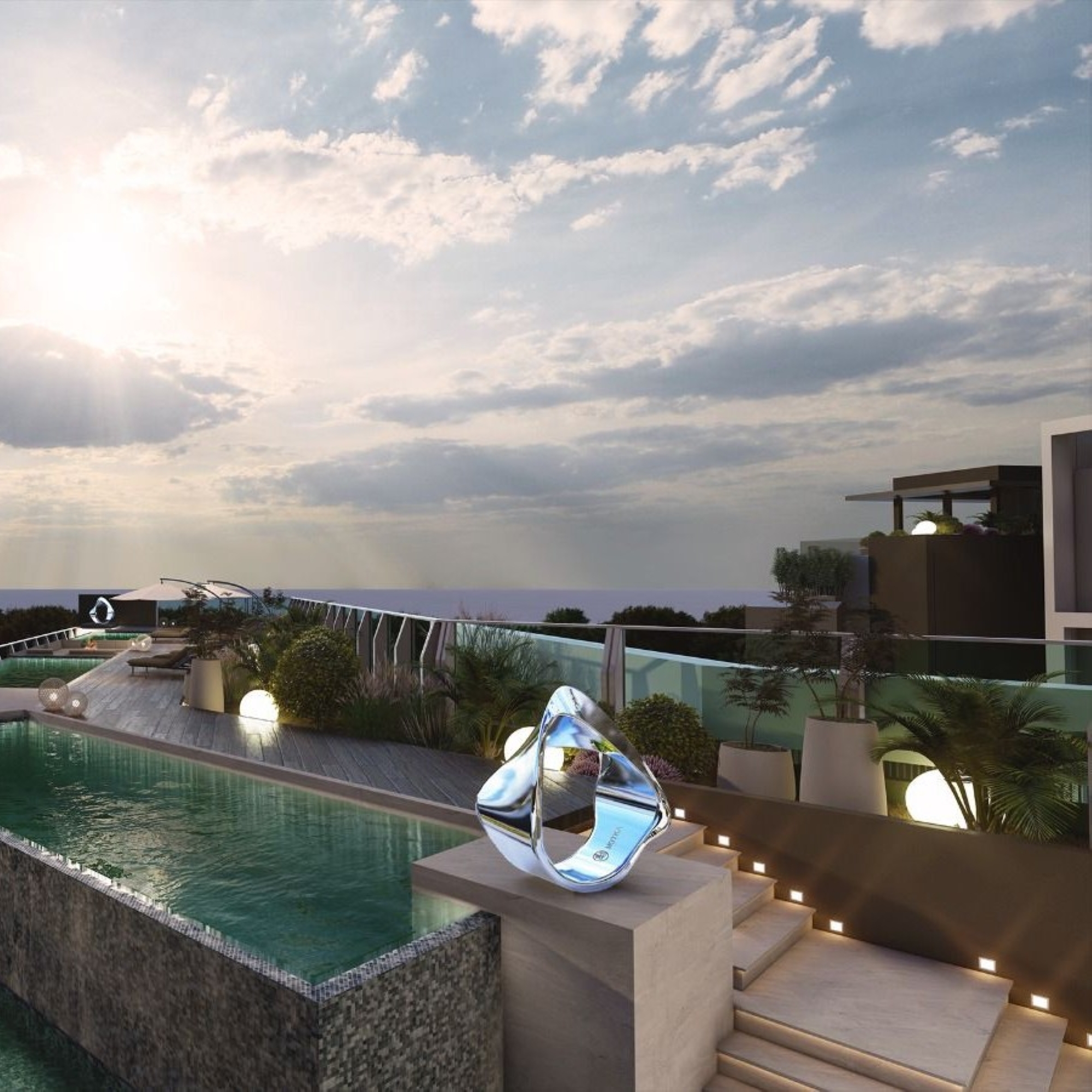 Luxuriöses 1+1 Apartment mit Bergblick, ALTINTAŞ
