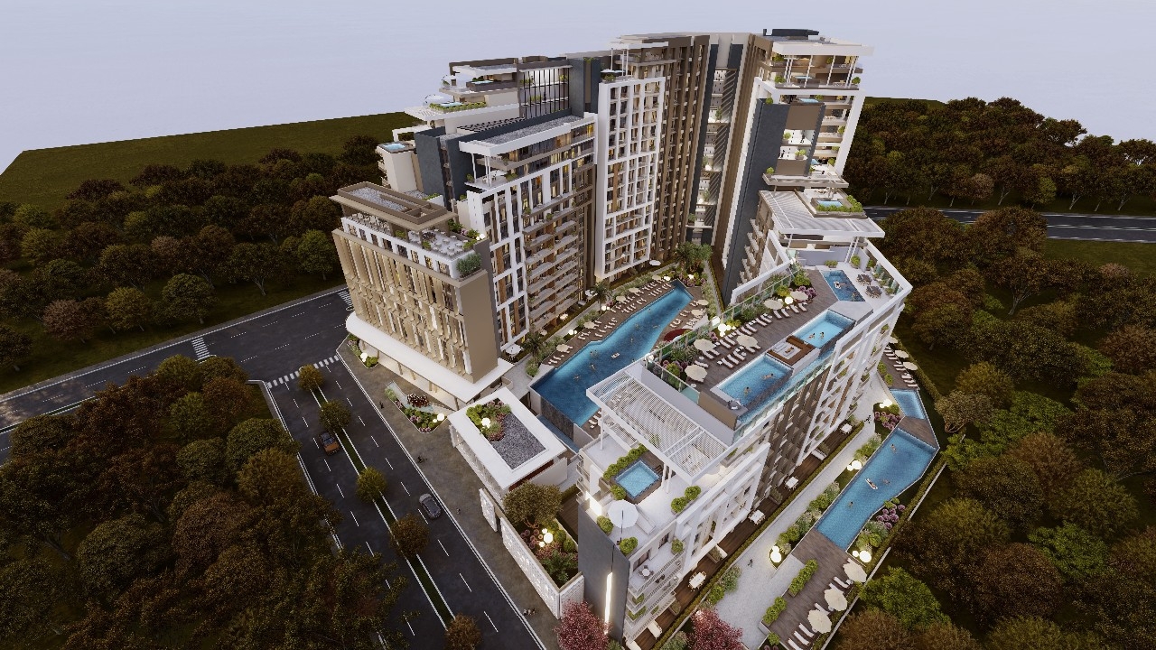 Luxuriöses 3+1 Apartment mit Bergblick in ALTINTAŞ