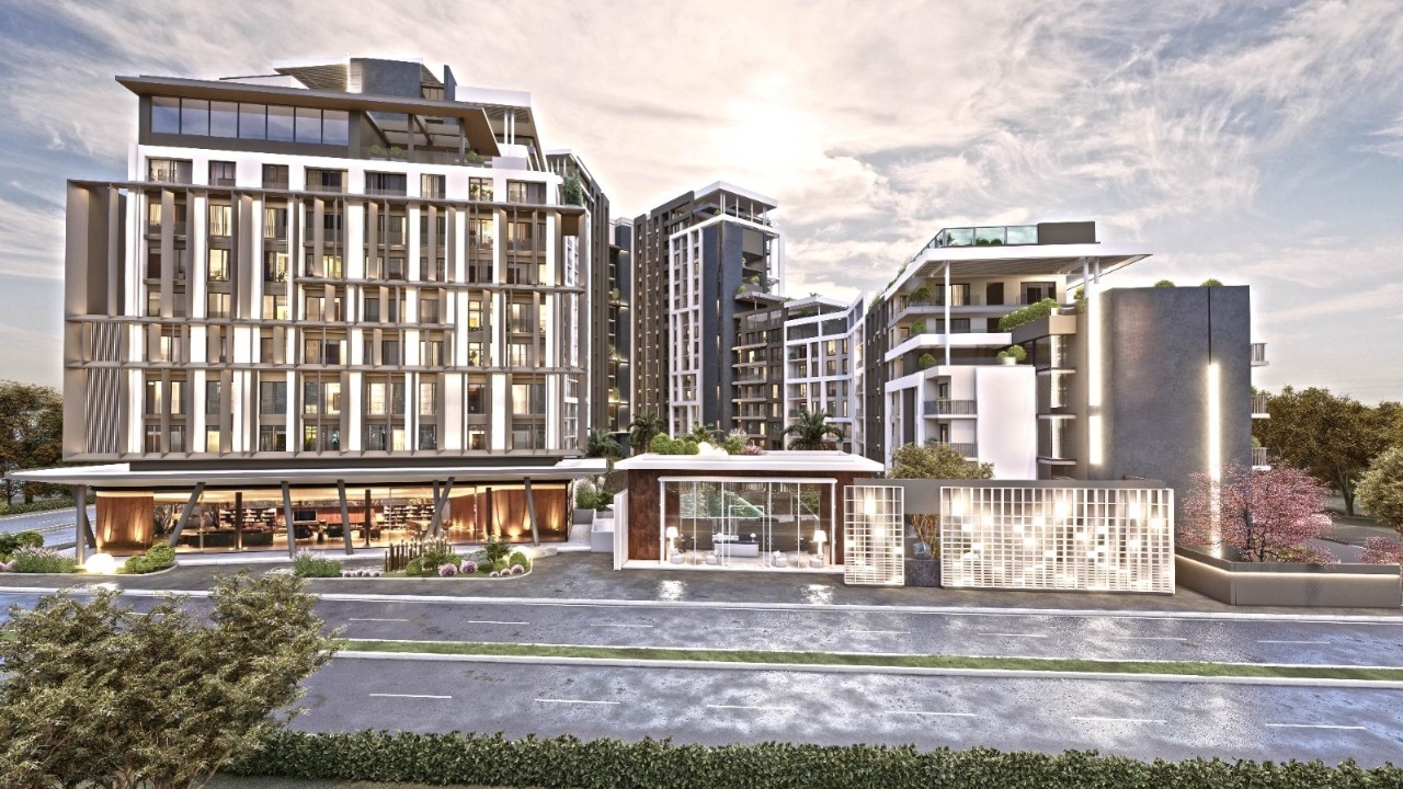 Luxuriöses 3+1 Apartment mit Bergblick in ALTINTAŞ