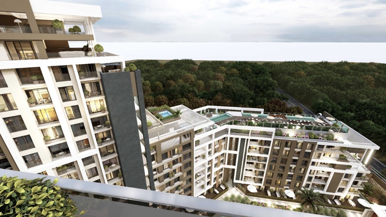 Luxuriöses 3+1 Apartment mit Bergblick in ALTINTAŞ