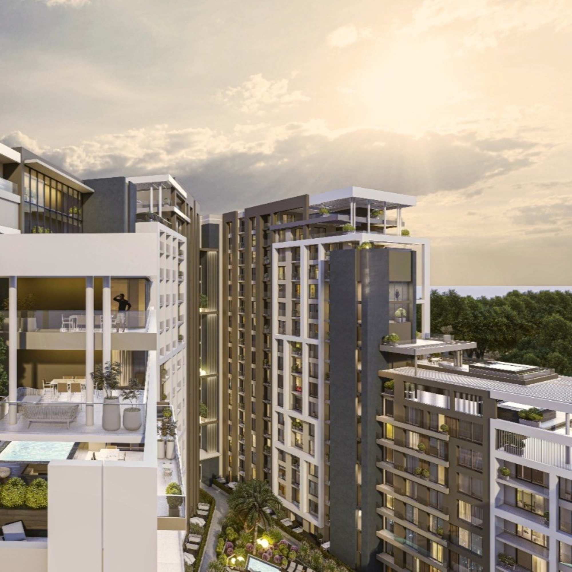 Luxury 5+1 Mountain View Apartment in Antalya - ALTINTAŞ