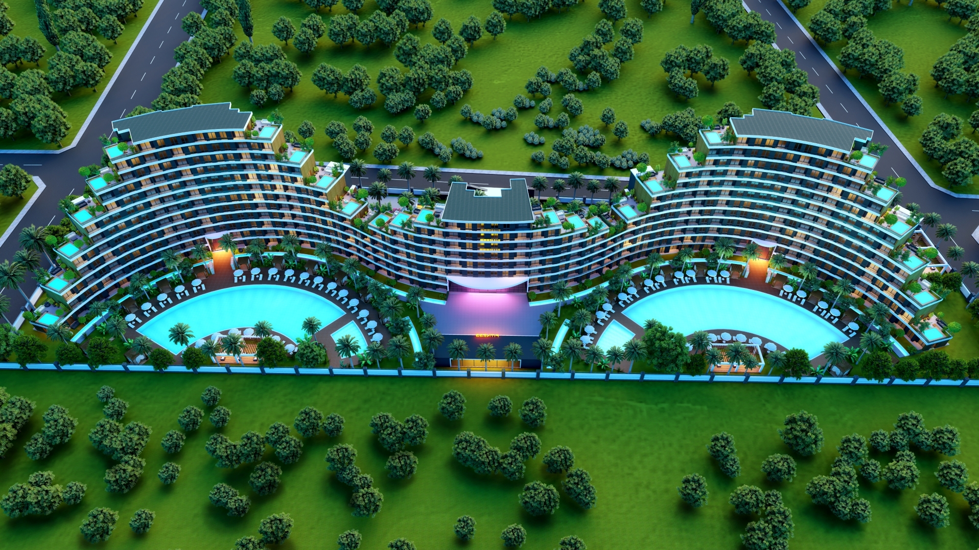 Luxury 1+1 Apartment with Mountain View in Altıntaş
