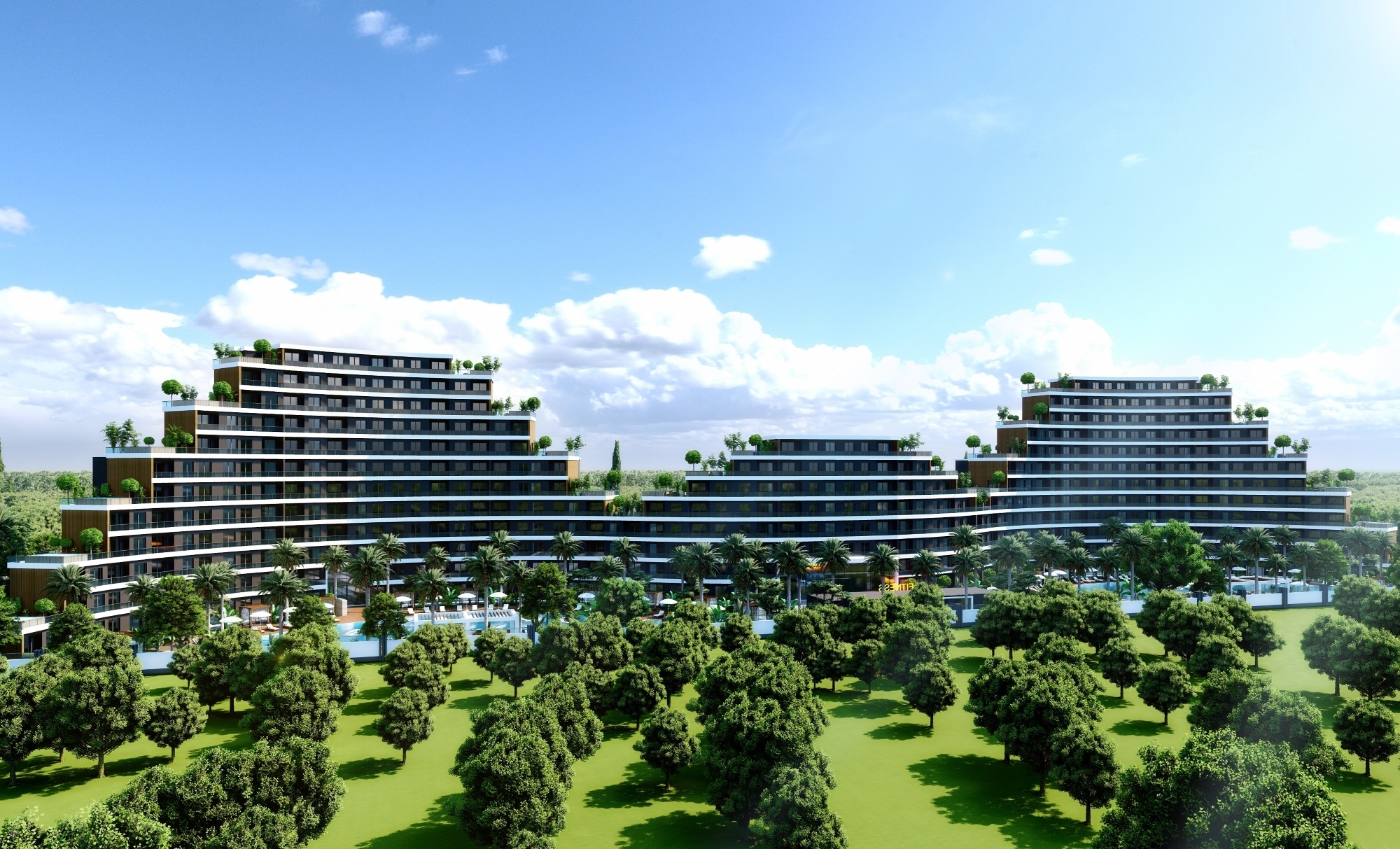 Luksus Bjergudsigt 2+1 Lejlighed i Antalya - ALTINTAŞ