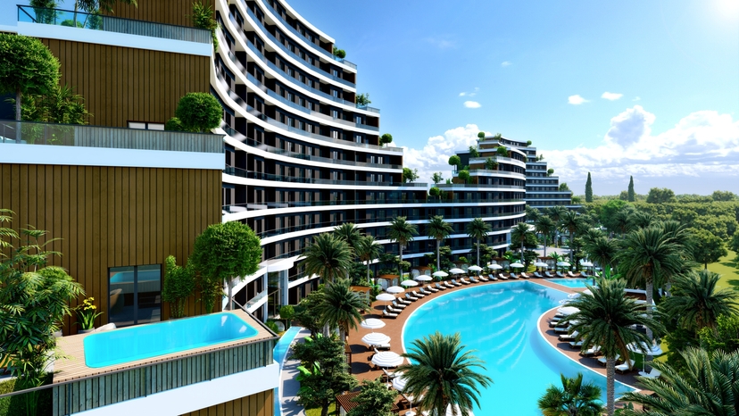 Luksus Bjergudsigt 2+1 Lejlighed i Antalya - ALTINTAŞ