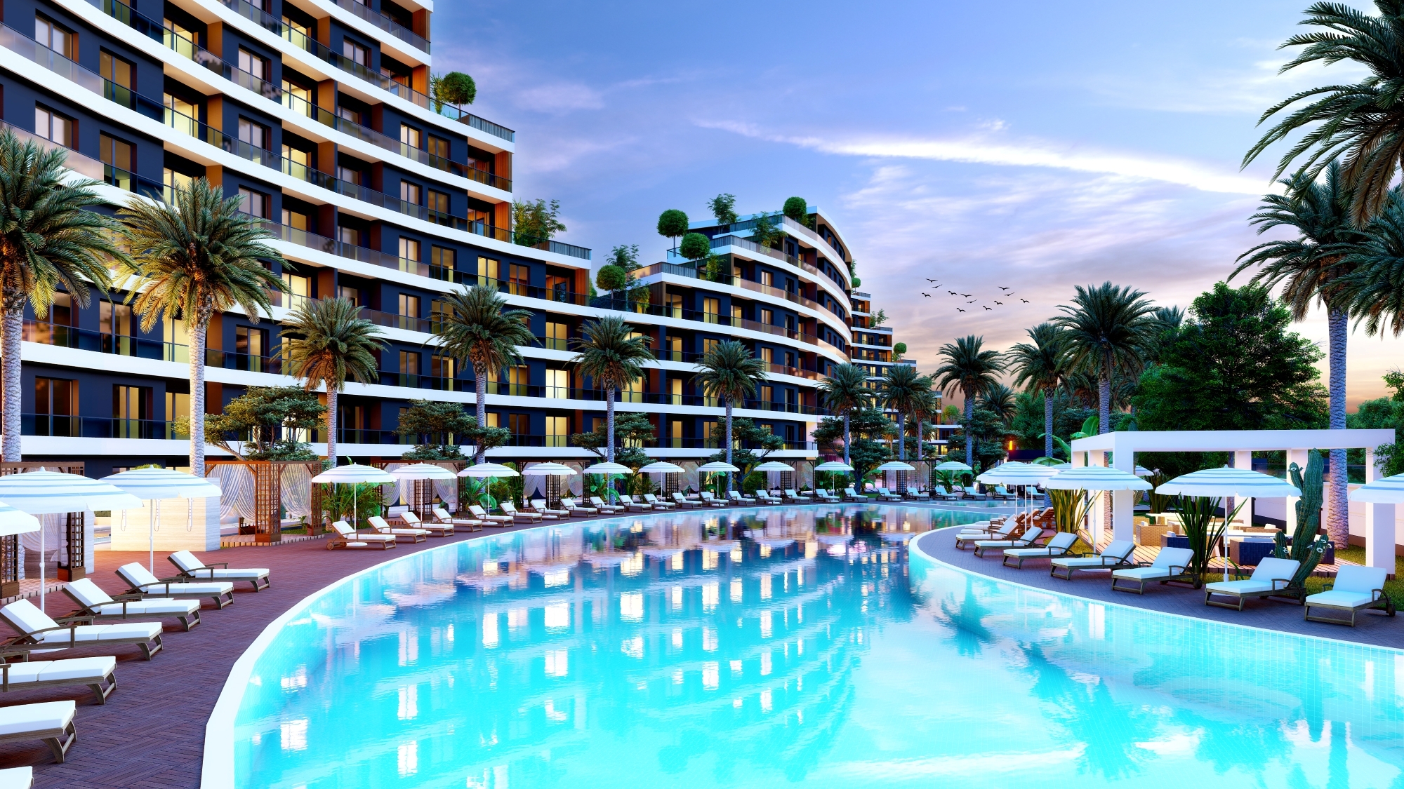 Luksus Bjergudsigt 2+1 Lejlighed i Antalya - ALTINTAŞ
