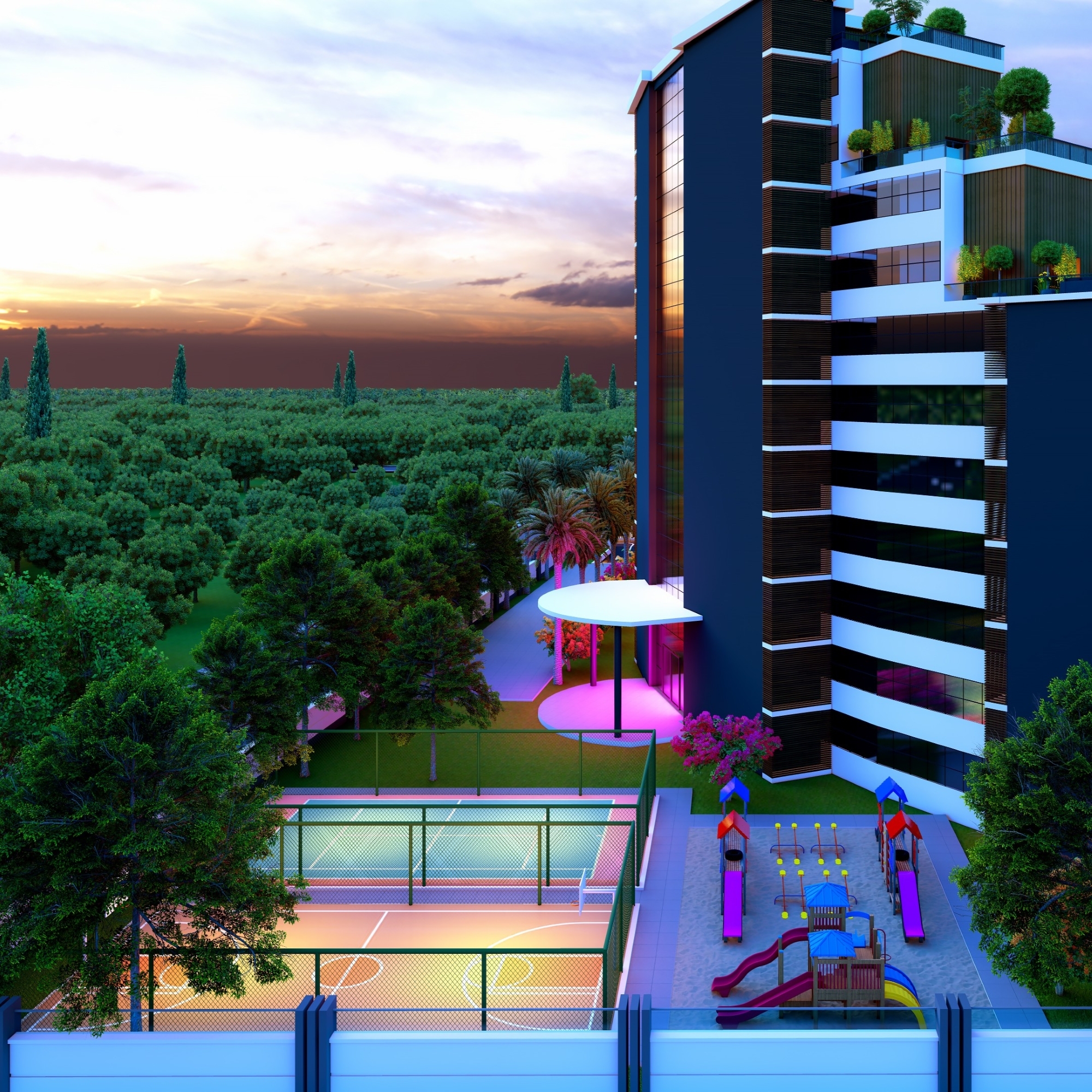 Luksus Bjergudsigt 2+1 Lejlighed i Antalya - ALTINTAŞ