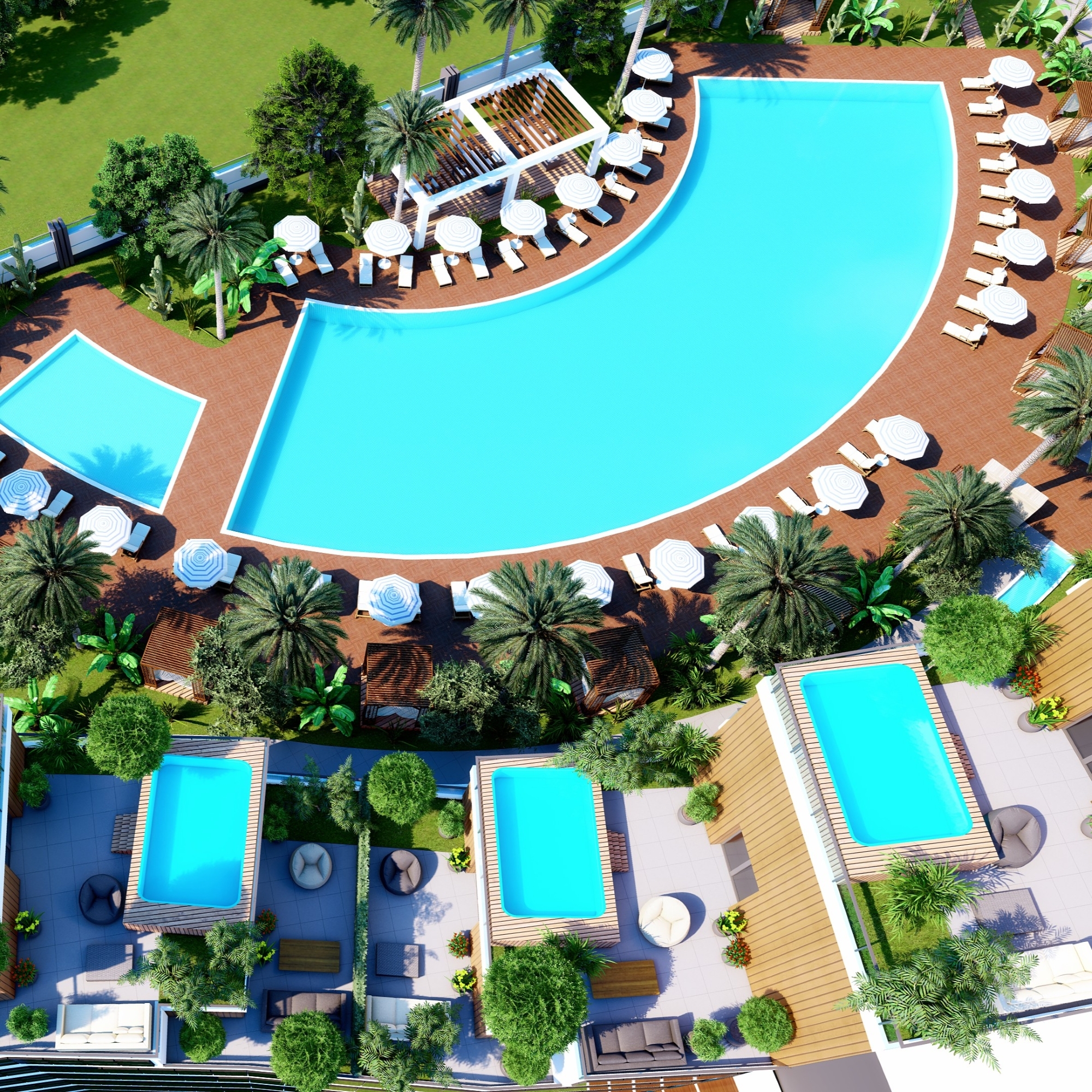 Luksus Bjergudsigt 2+1 Lejlighed i Antalya - ALTINTAŞ