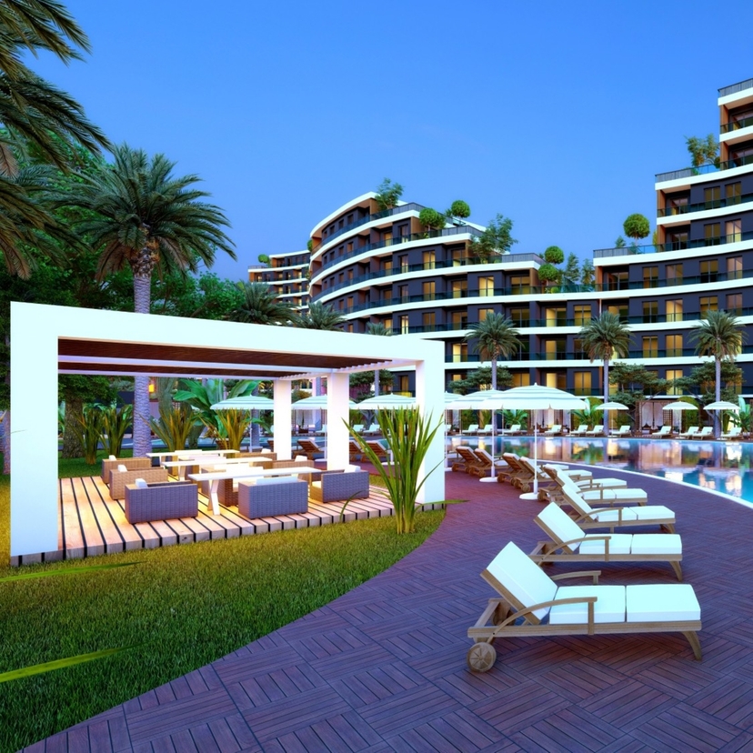 Luksus Bjergudsigt 2+1 Lejlighed i Antalya - ALTINTAŞ