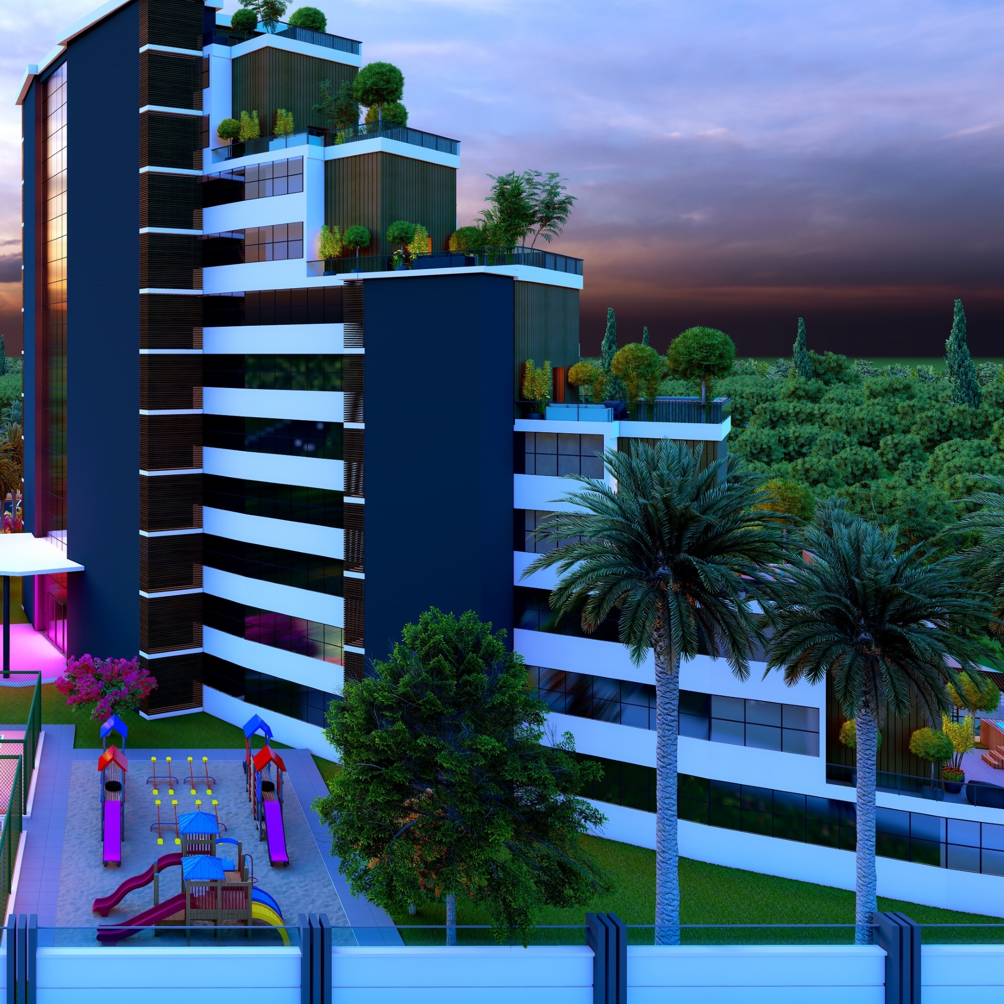 Luxuriöses 3+1 Apartment mit Bergblick in ALTINTAŞ