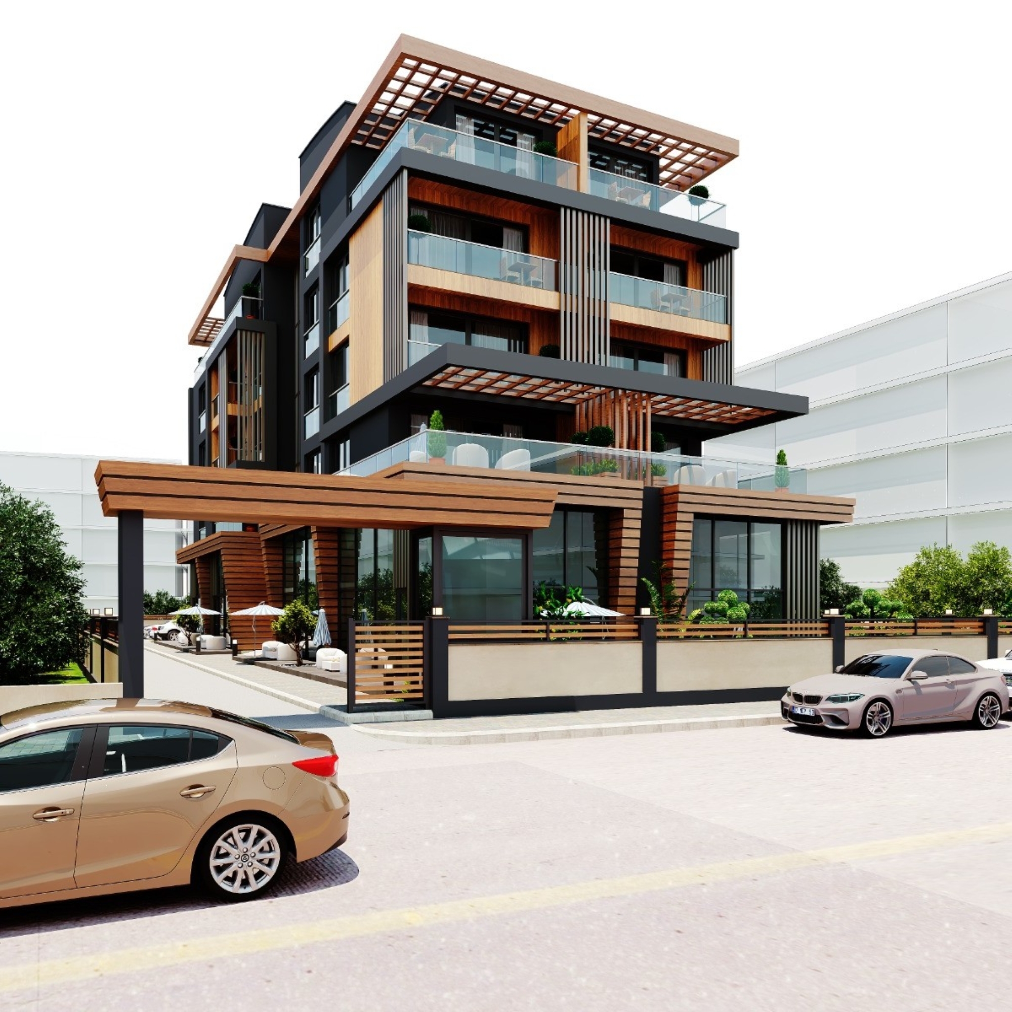 Luksuriøs Fjellutsikt 4+1 Duplex i Antalya - ALTINTAS