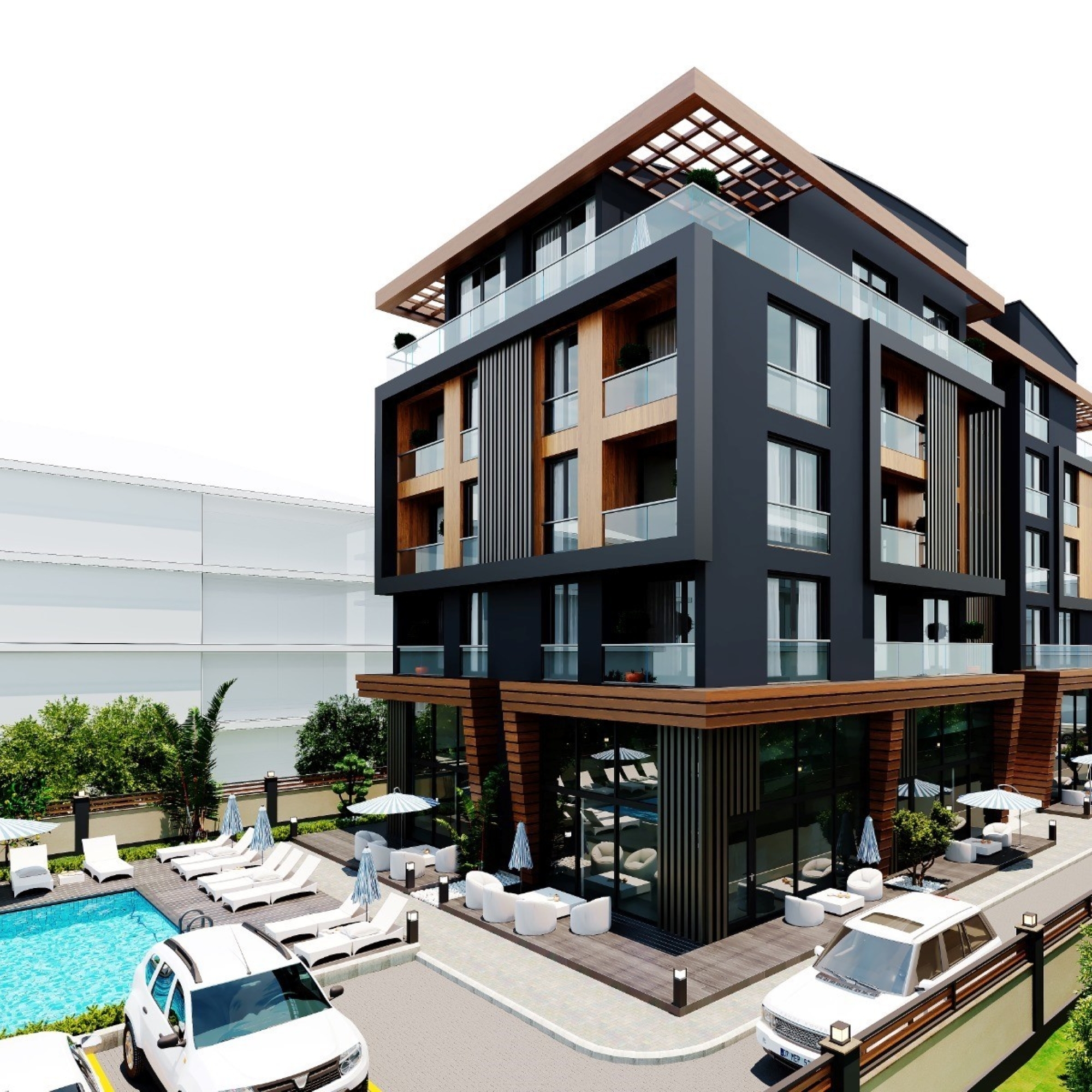 Luksuriøs Fjellutsikt 4+1 Duplex i Antalya - ALTINTAS