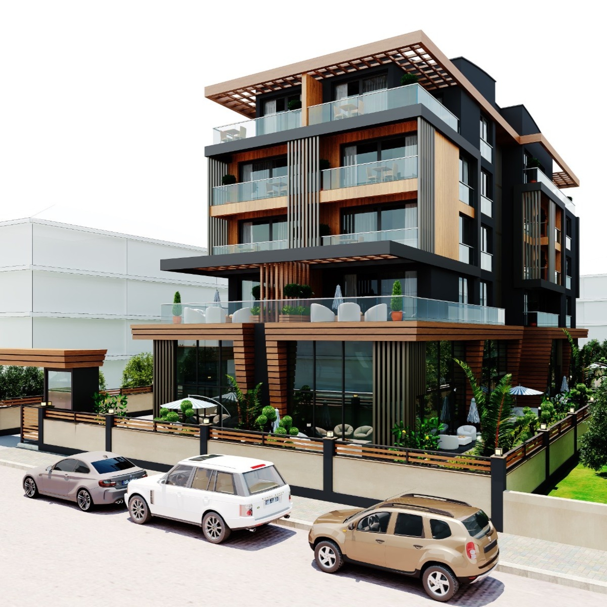 Luksuriøs Fjellutsikt 4+1 Duplex i Antalya - ALTINTAS