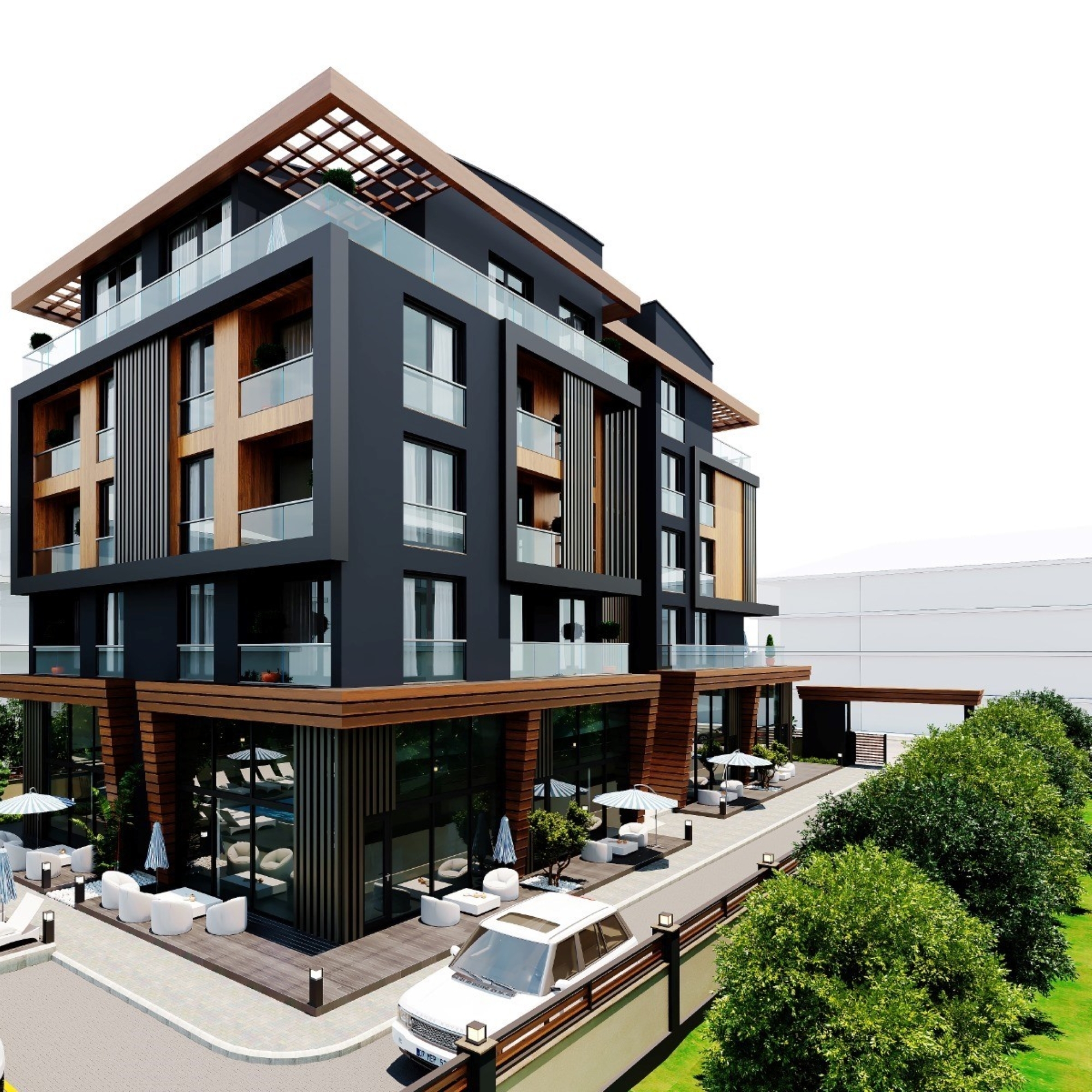 Luksuriøs Fjellutsikt 4+1 Duplex i Antalya - ALTINTAS