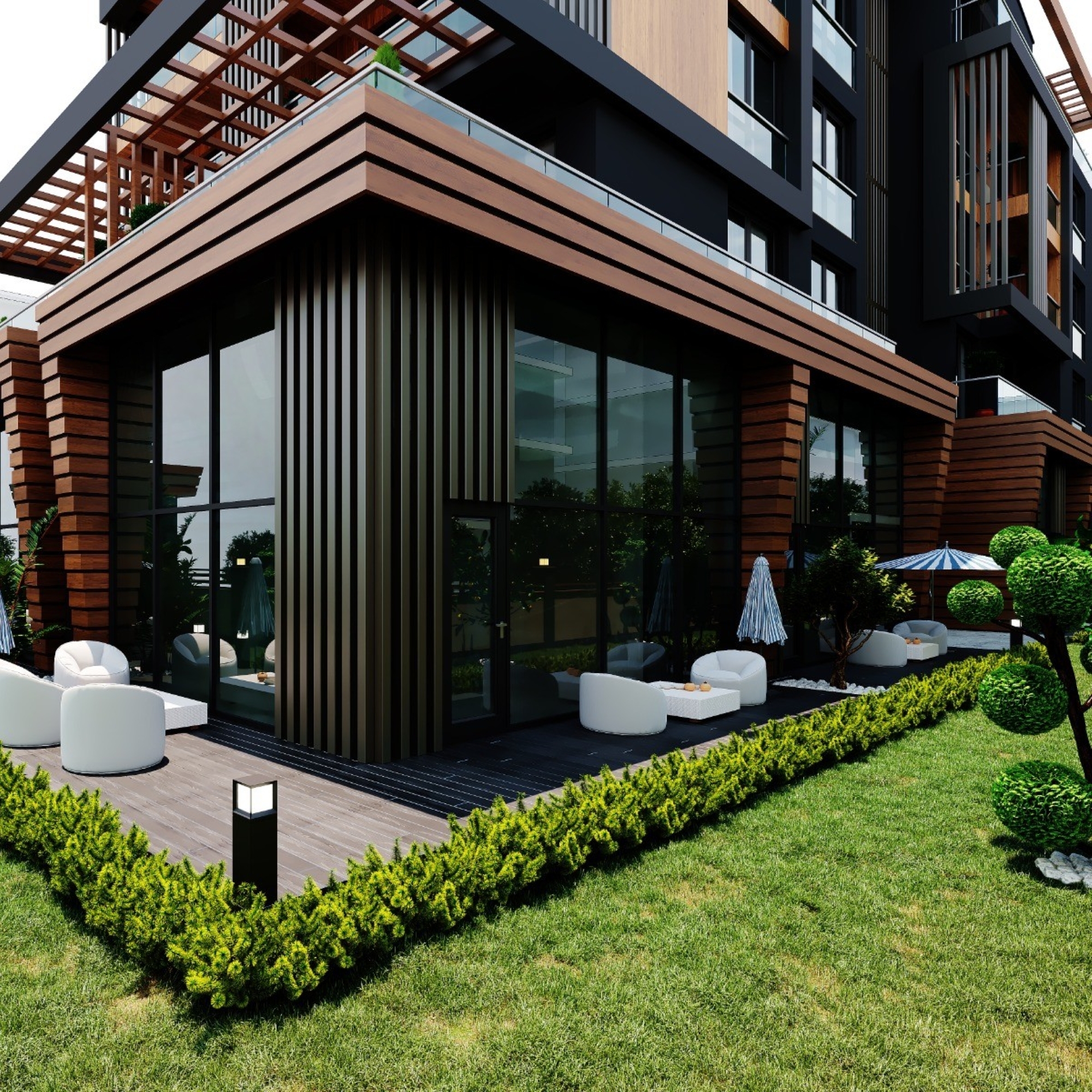 Luksuriøs Fjellutsikt 4+1 Duplex i Antalya - ALTINTAS