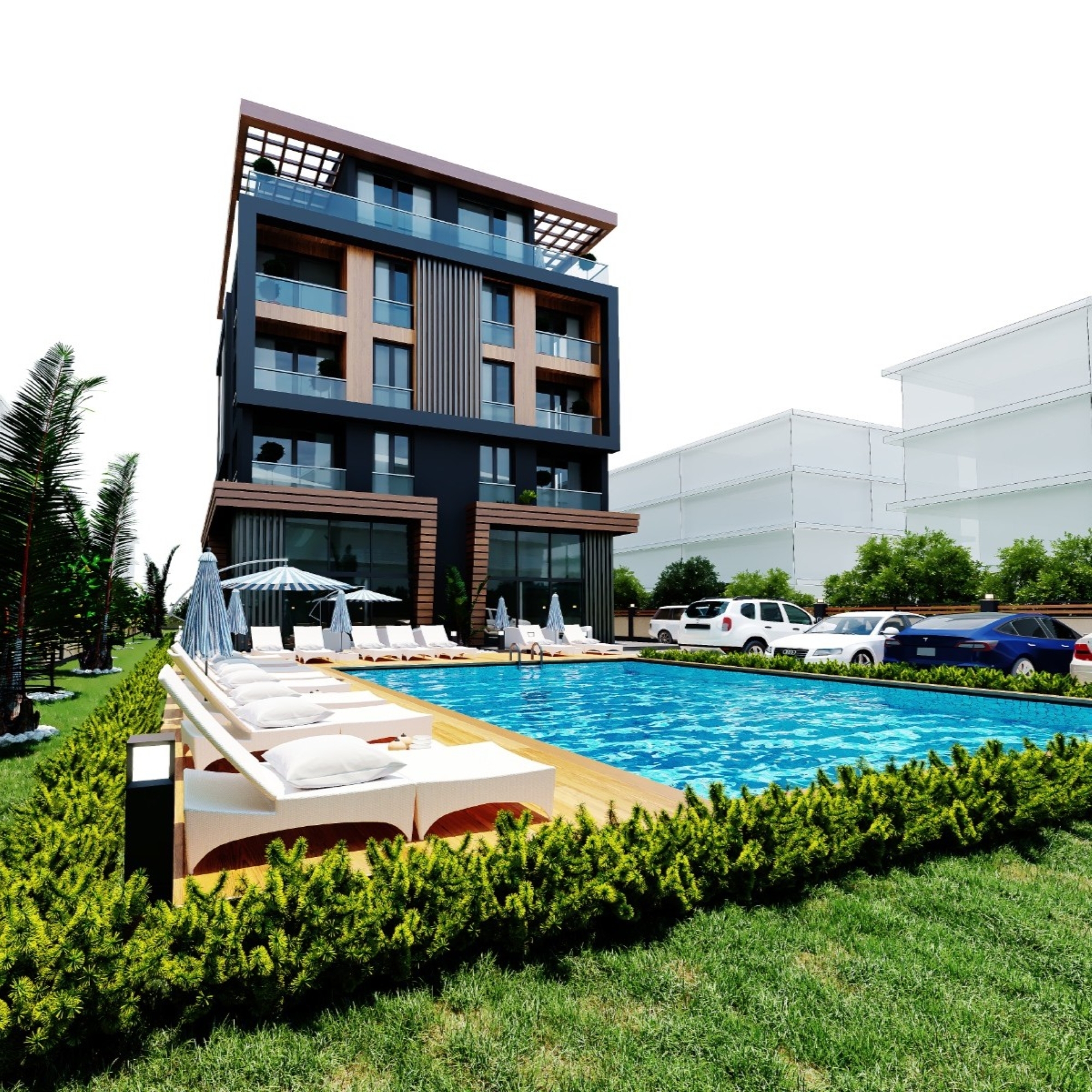 Luksuriøs Fjellutsikt 4+1 Duplex i Antalya - ALTINTAS
