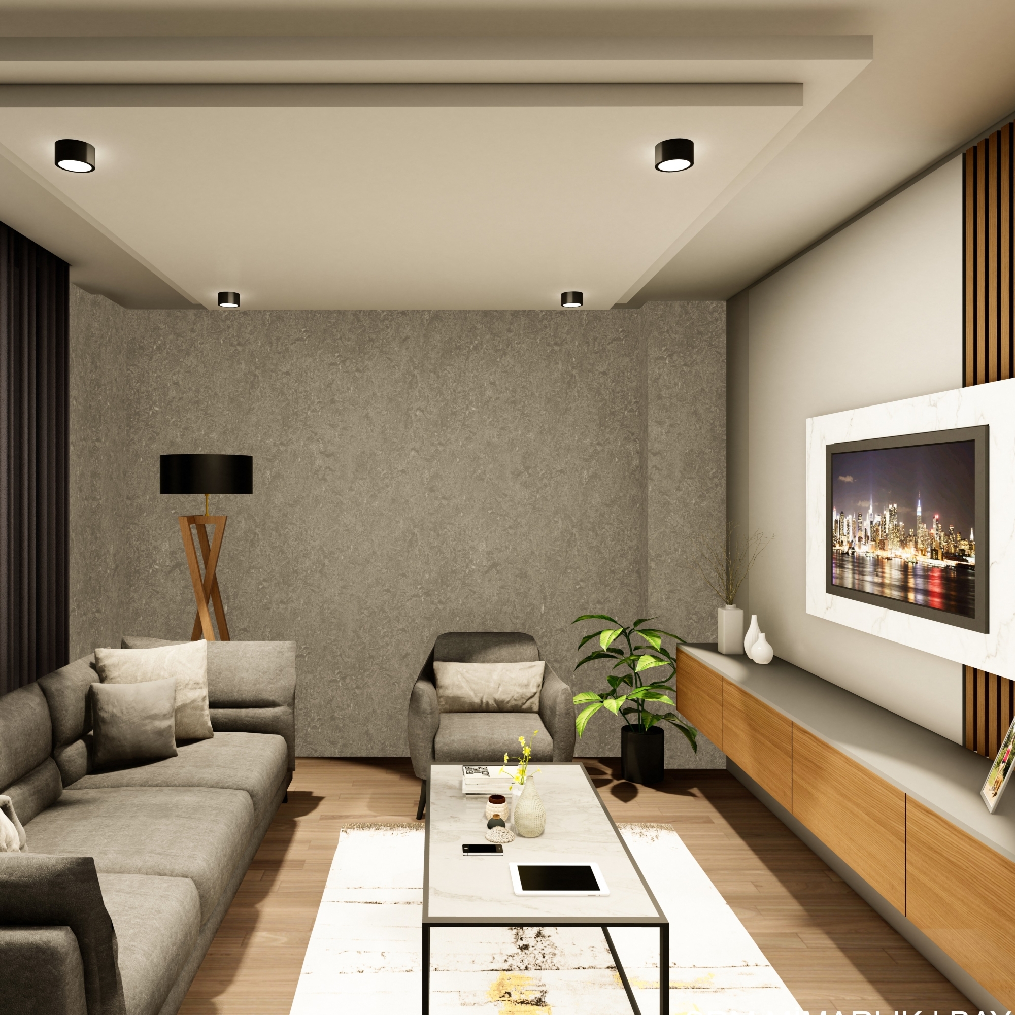 Luksuriøs Fjellutsikt 4+1 Duplex i Antalya - ALTINTAS
