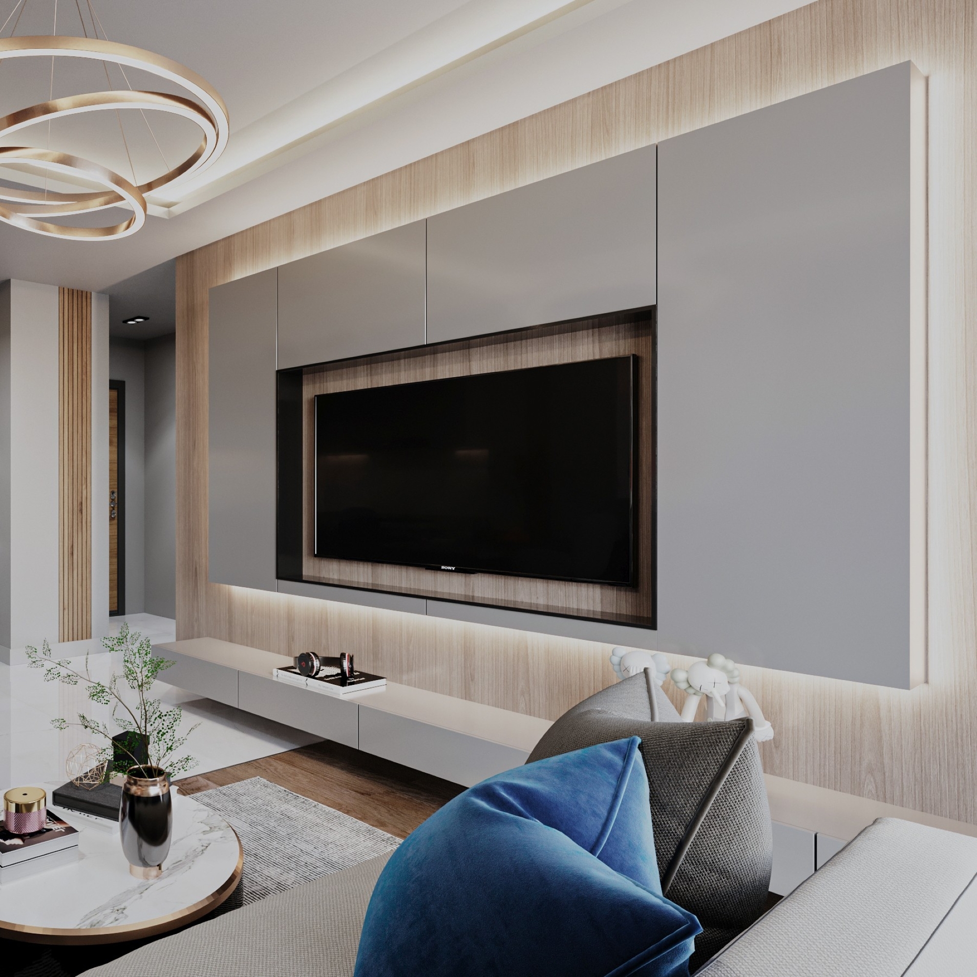 Luxuriöses 1+1 Apartment mit Bergblick in Altıntaş, Antalya