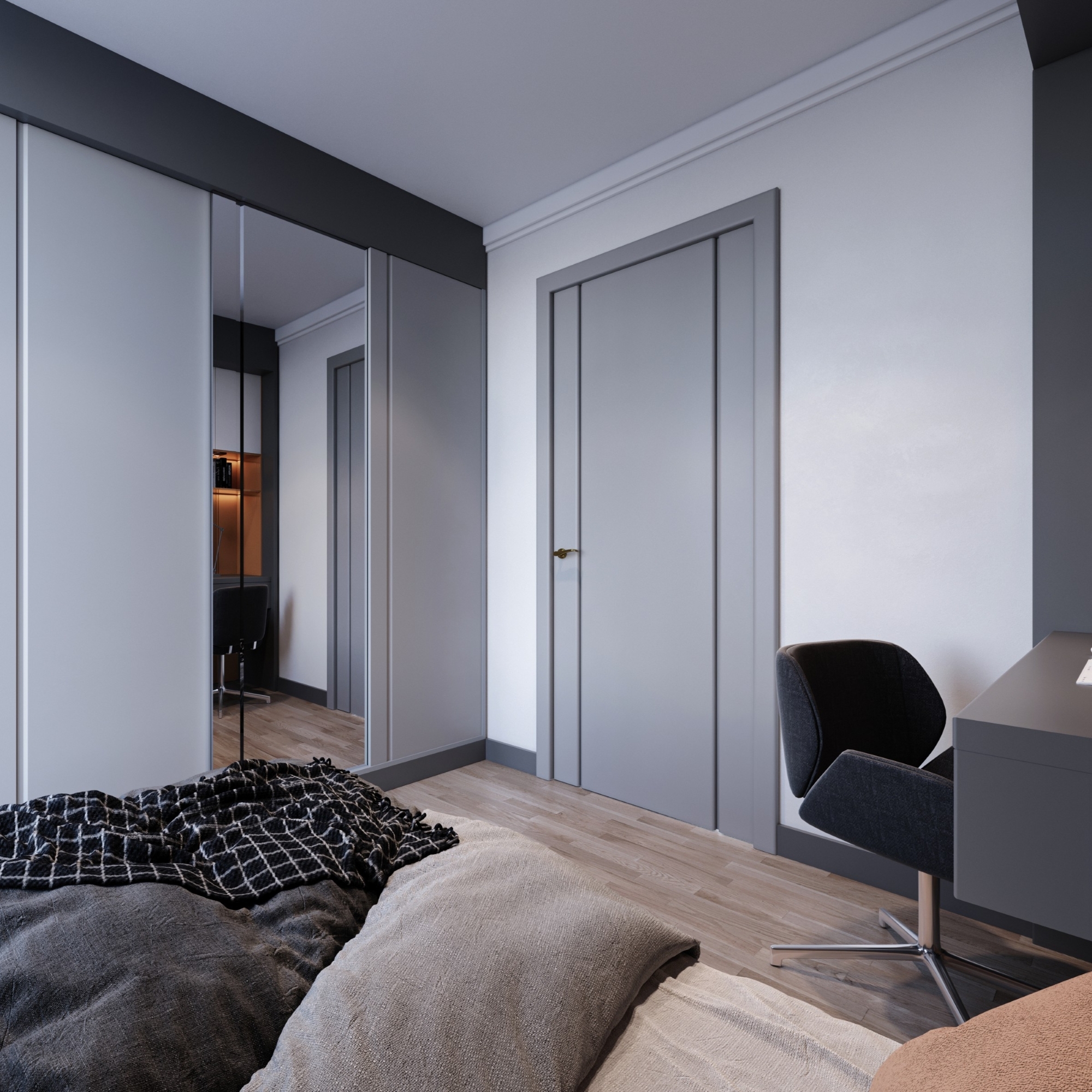 Luxuriöses 1+1 Apartment mit Bergblick in Altıntaş, Antalya