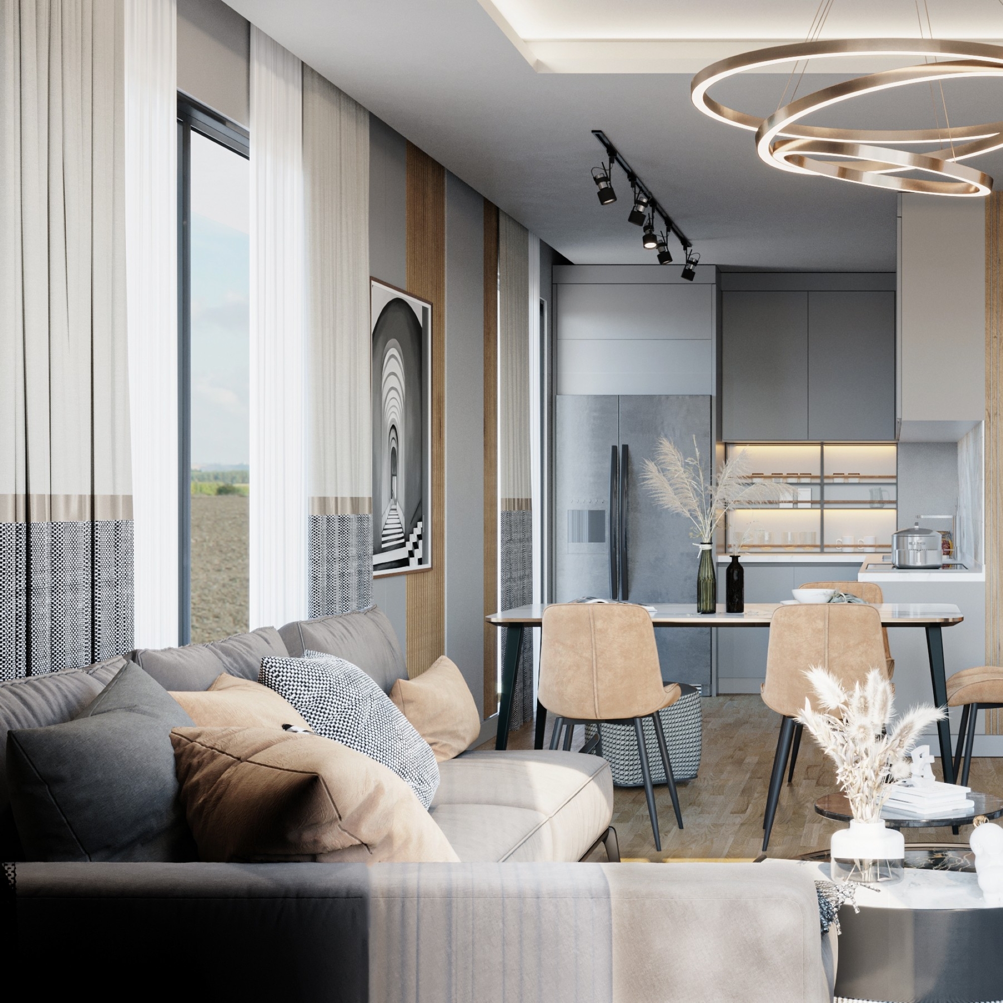 Luxury Mountain View 2+1 Apartment in ALTINTAŞ