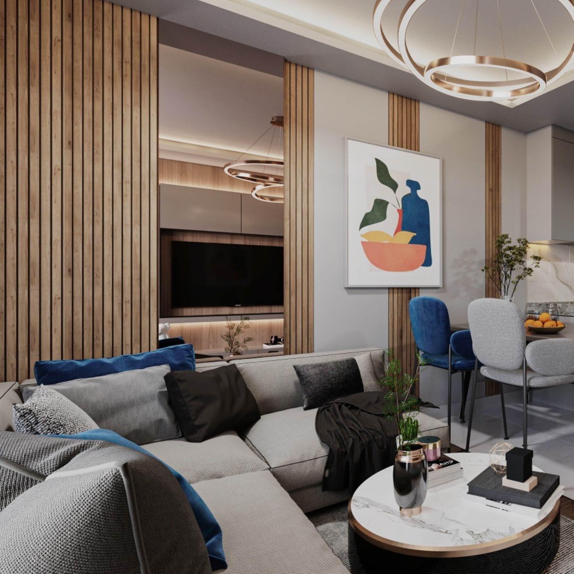 Luxury Mountain View 2+1 Apartment in ALTINTAŞ