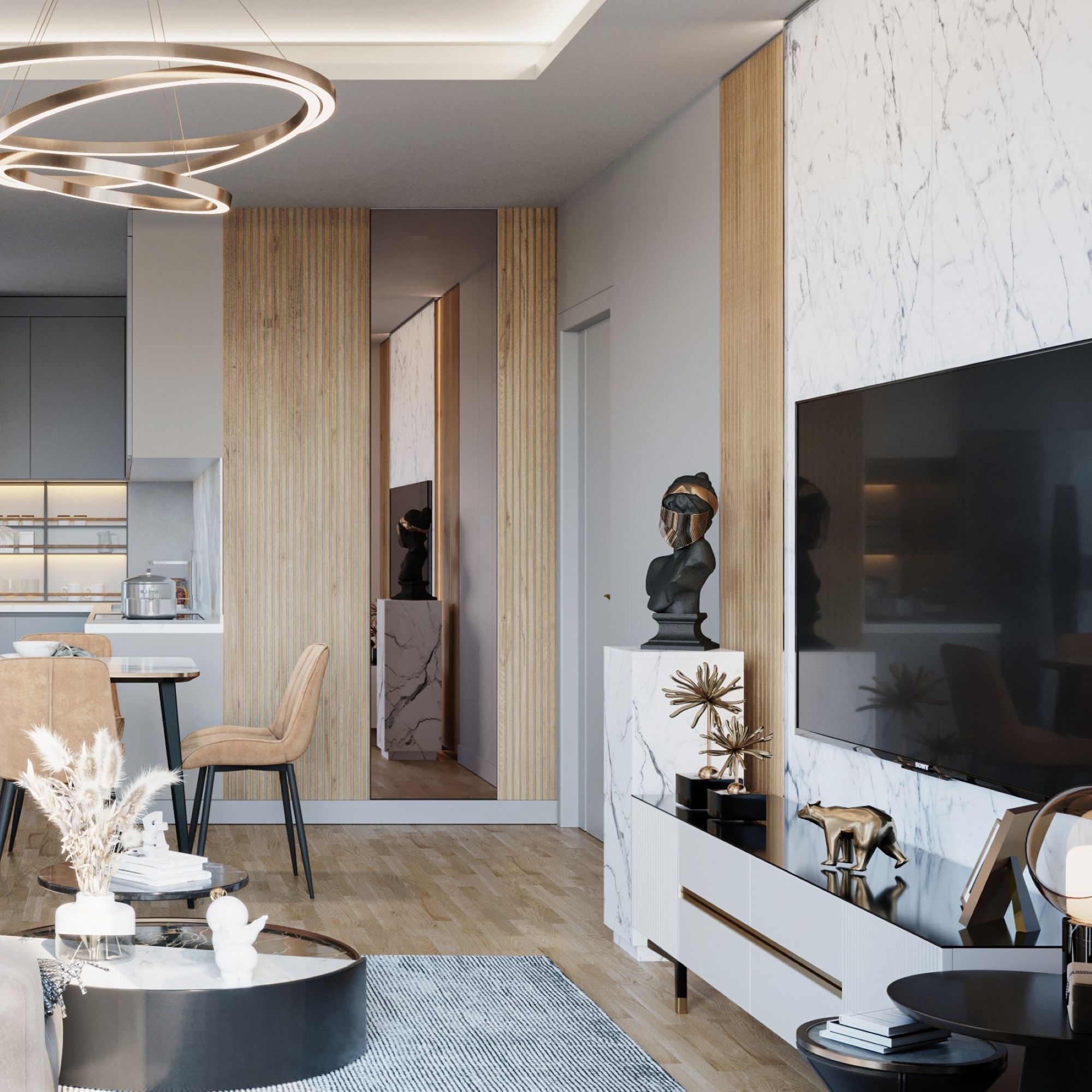 Luxury Mountain View 2+1 Apartment in ALTINTAŞ