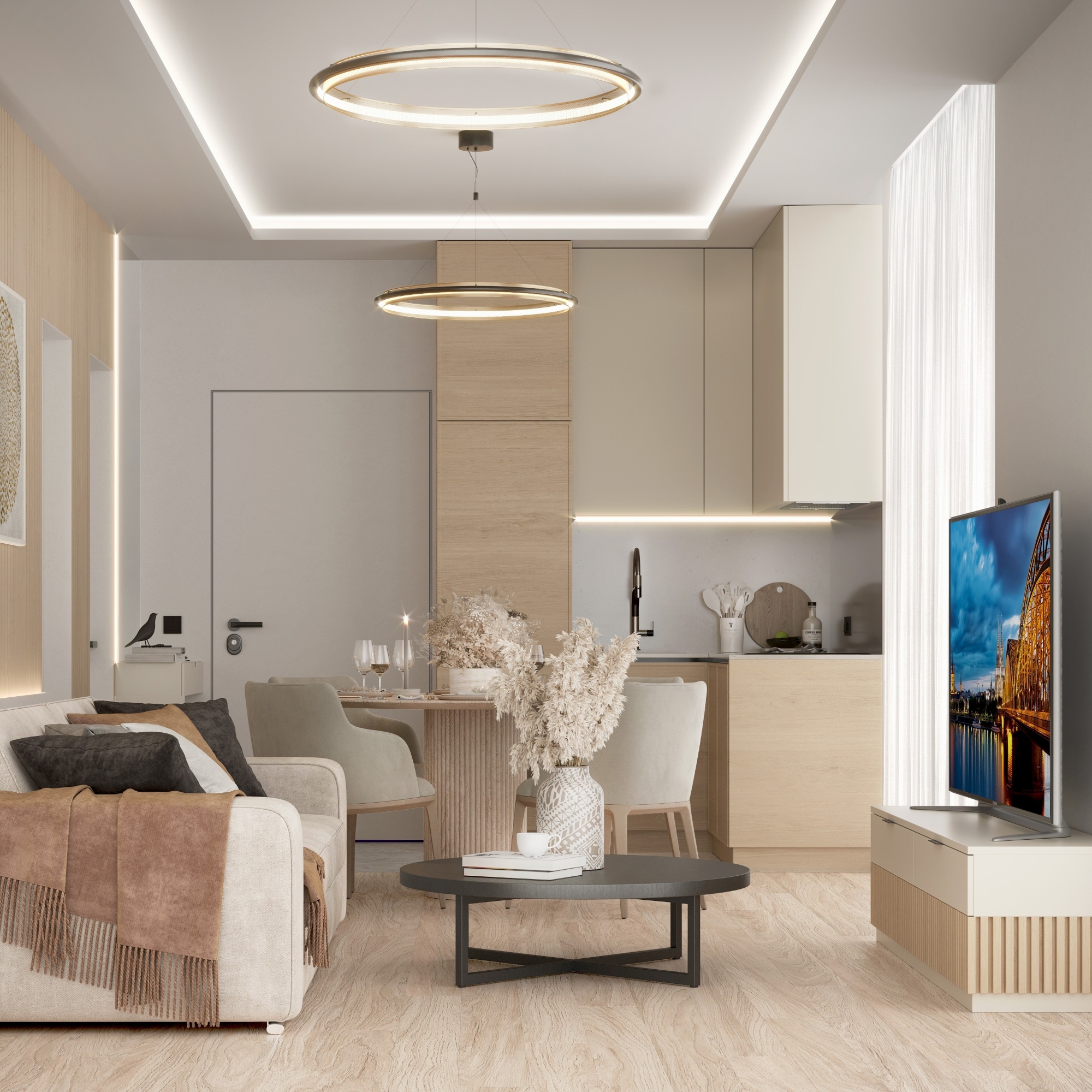 Luxury 2+1 Apartment with Mountain Views in ALTINTAŞ