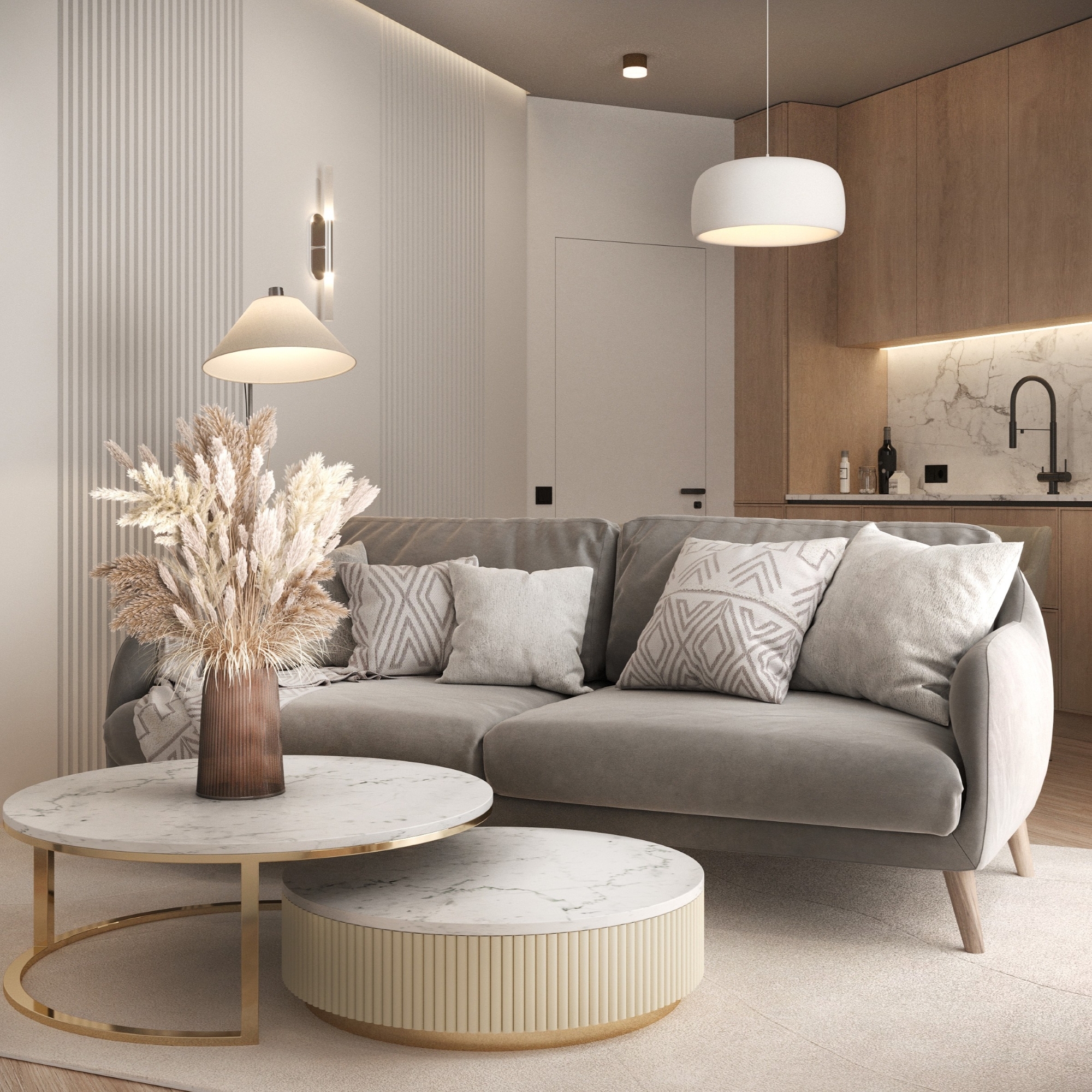 Luxury 2+1 Apartment with Mountain Views in ALTINTAŞ