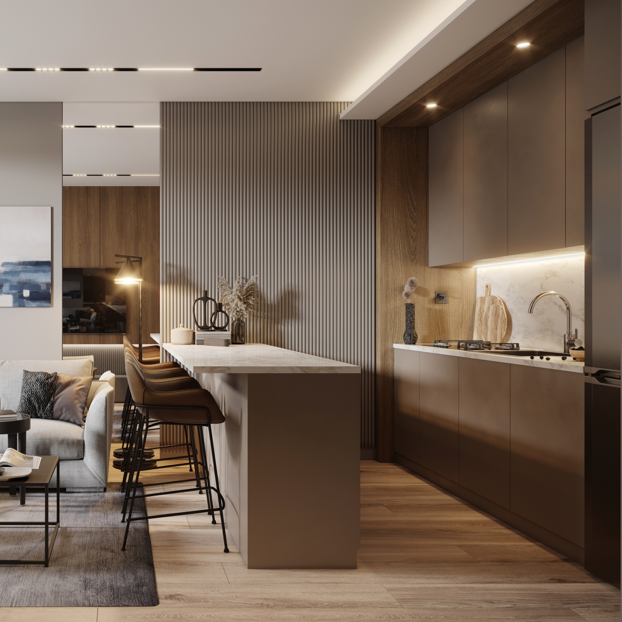 Luxury 1+1 Apartment with Mountain View in Antalya - ALTINTAŞ