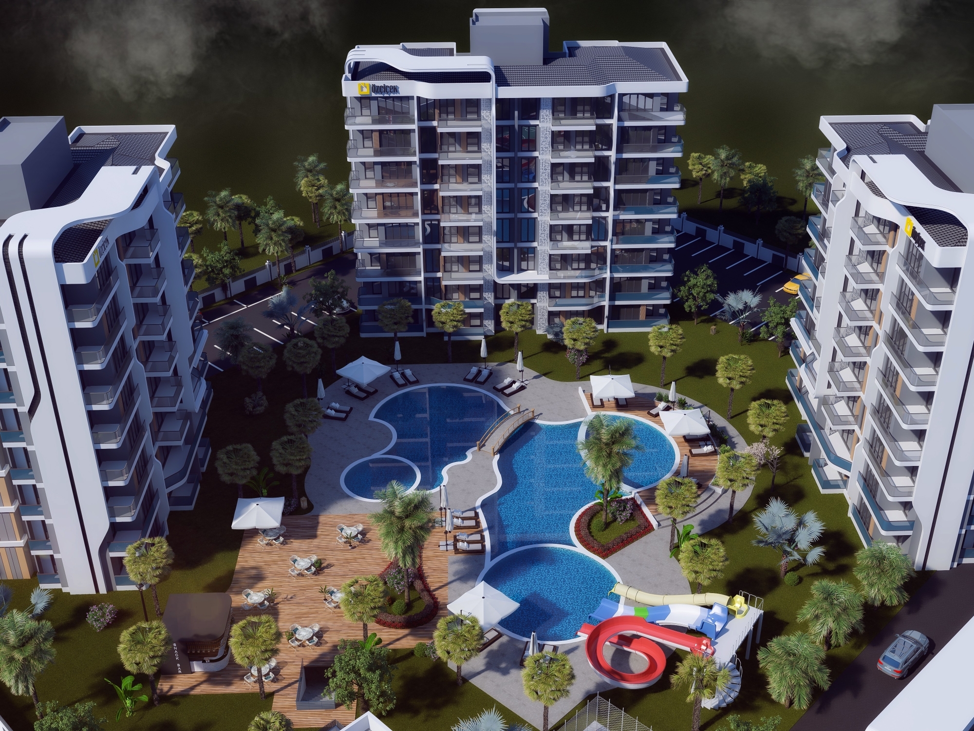 Luxury Mountain View 2+1 Apartment in ALTINTAŞ, Antalya