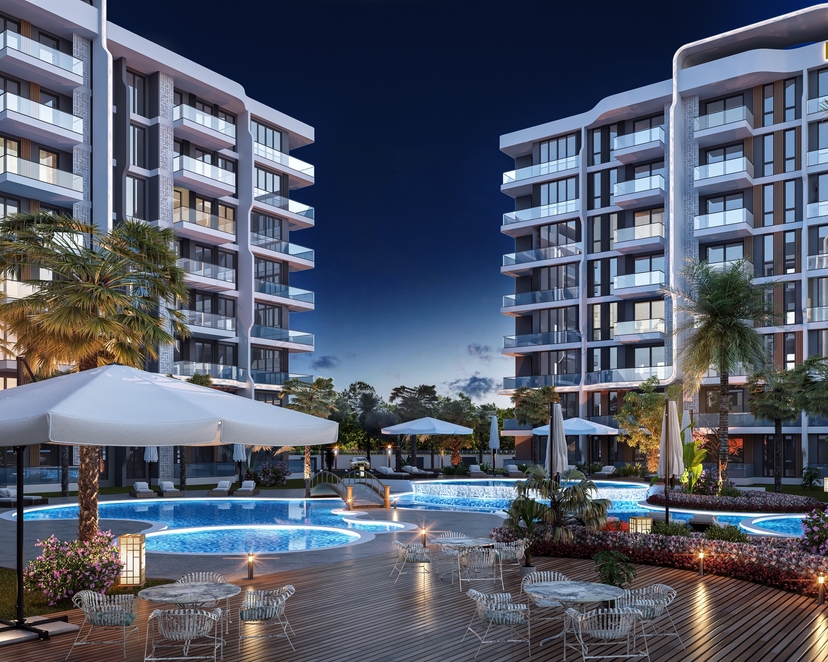 Luxury Mountain View 2+1 Apartment in ALTINTAŞ, Antalya