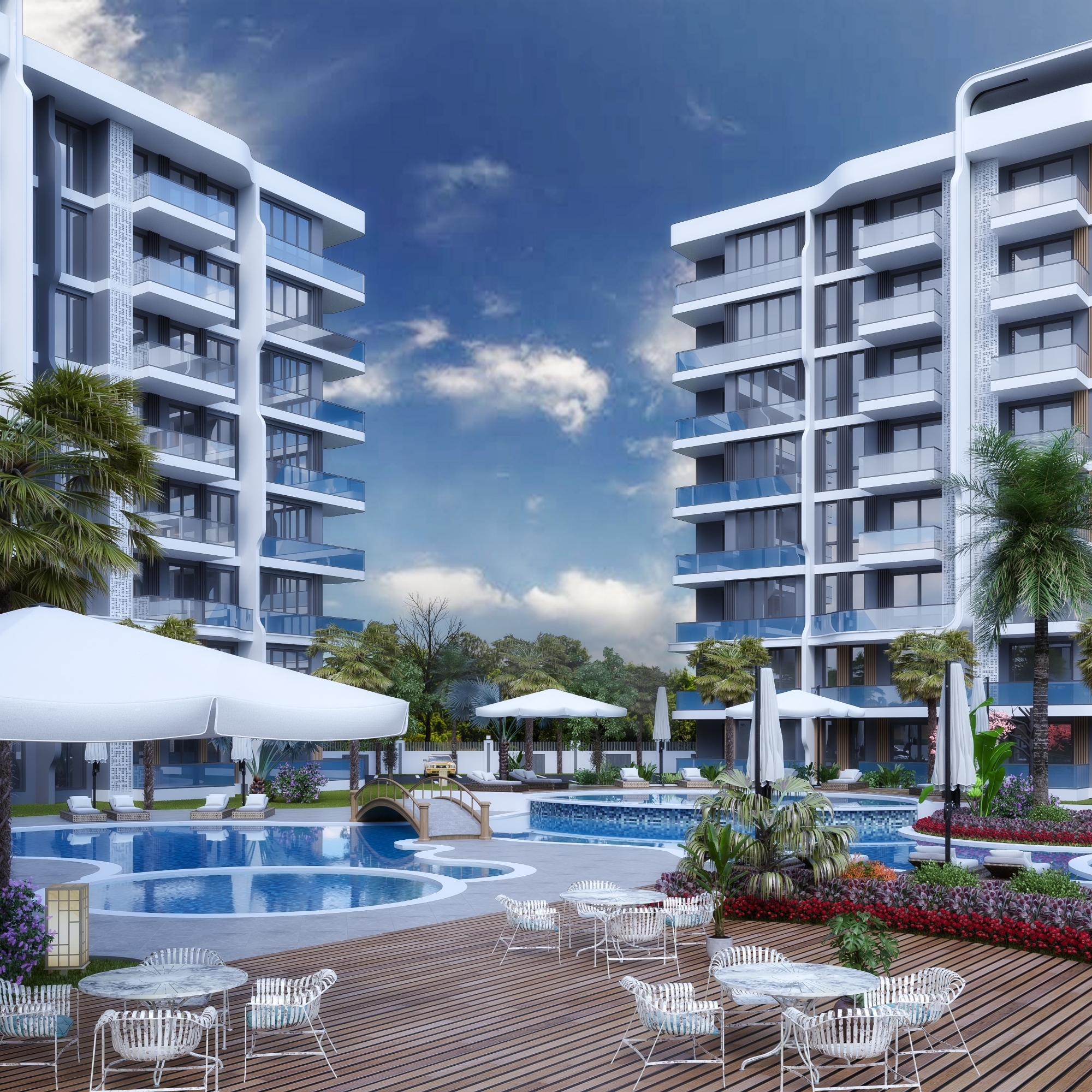 Luxury Mountain View 2+1 Apartment in ALTINTAŞ, Antalya