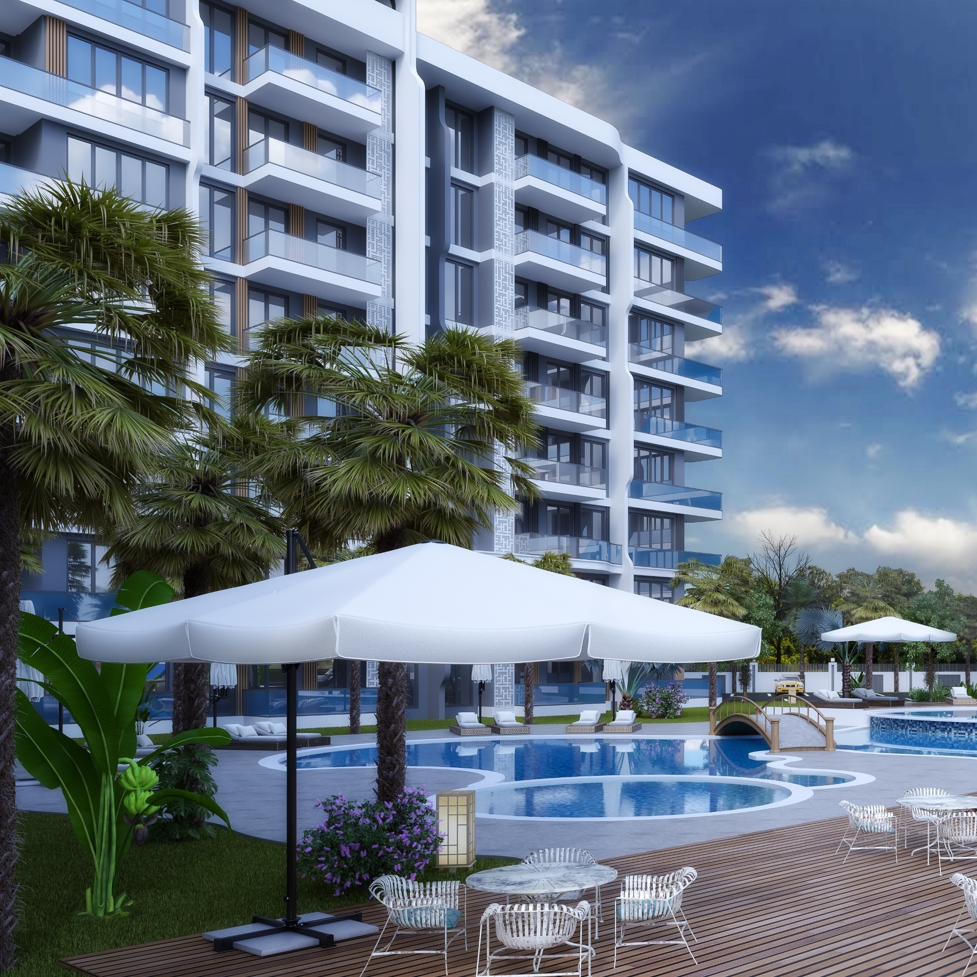 Luxury Mountain View 2+1 Apartment in ALTINTAŞ, Antalya